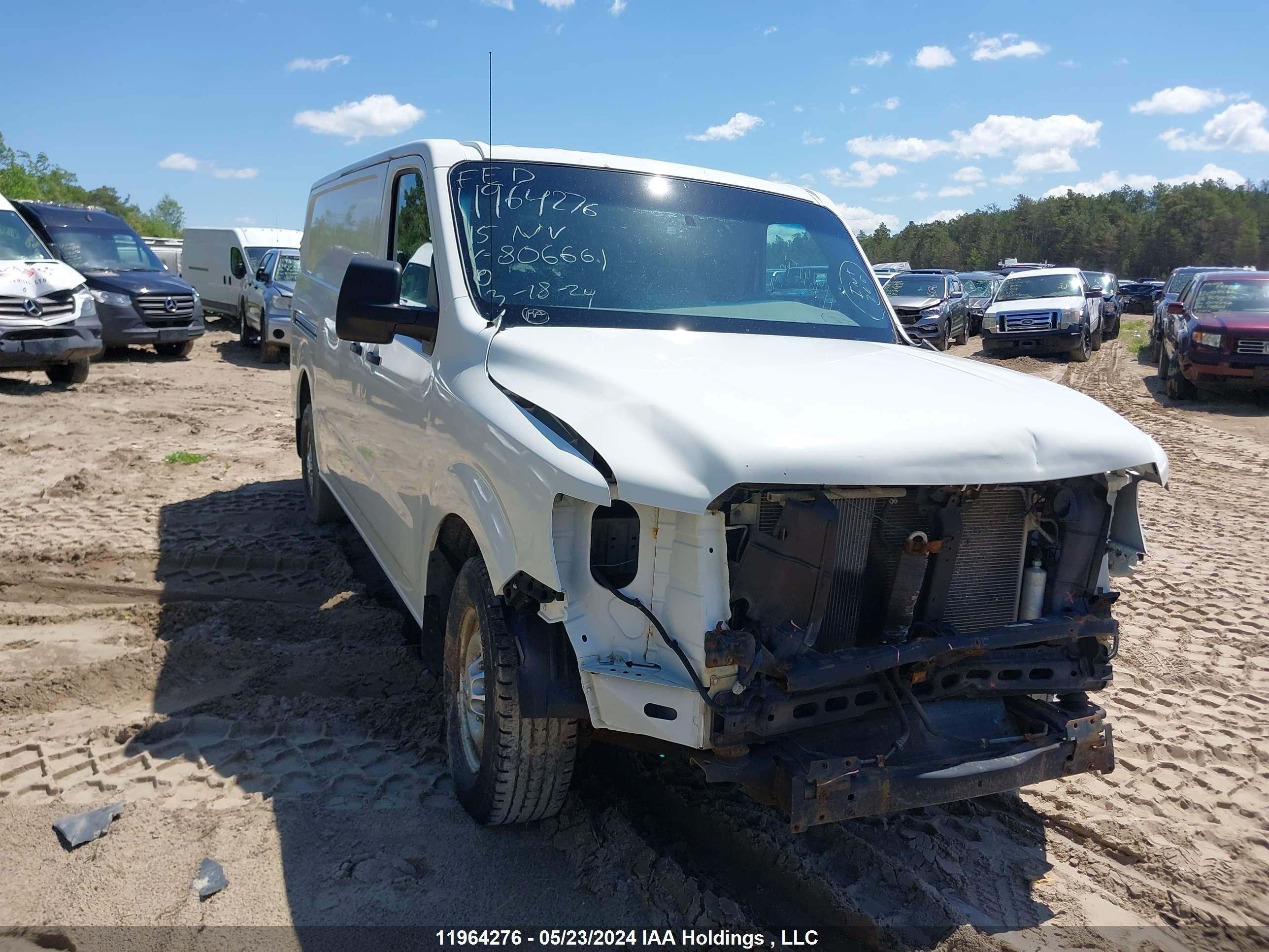 NISSAN NV 2015 1n6bf0ky3fn806661