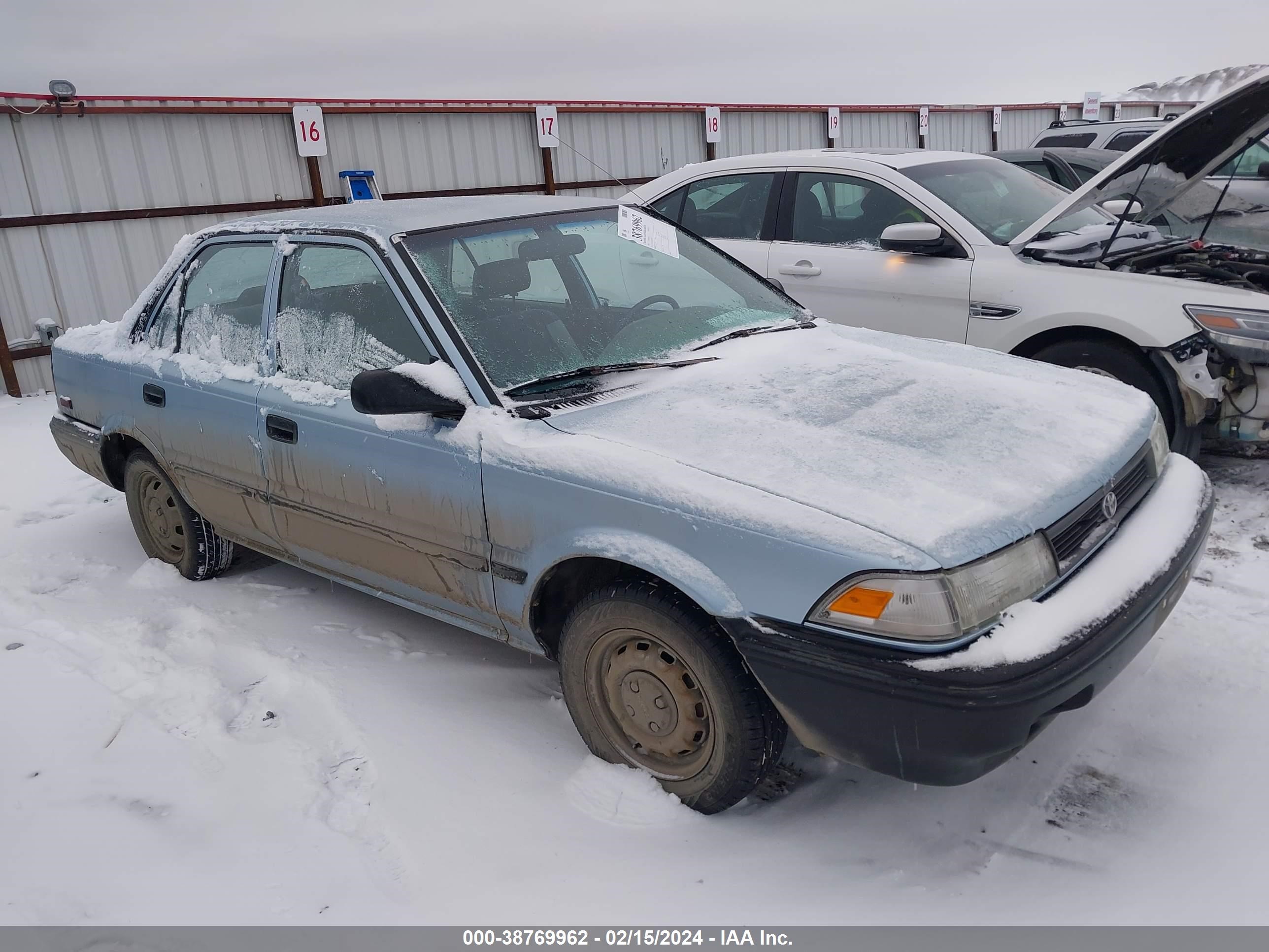 TOYOTA COROLLA 1991 1nxae91a2mz174552