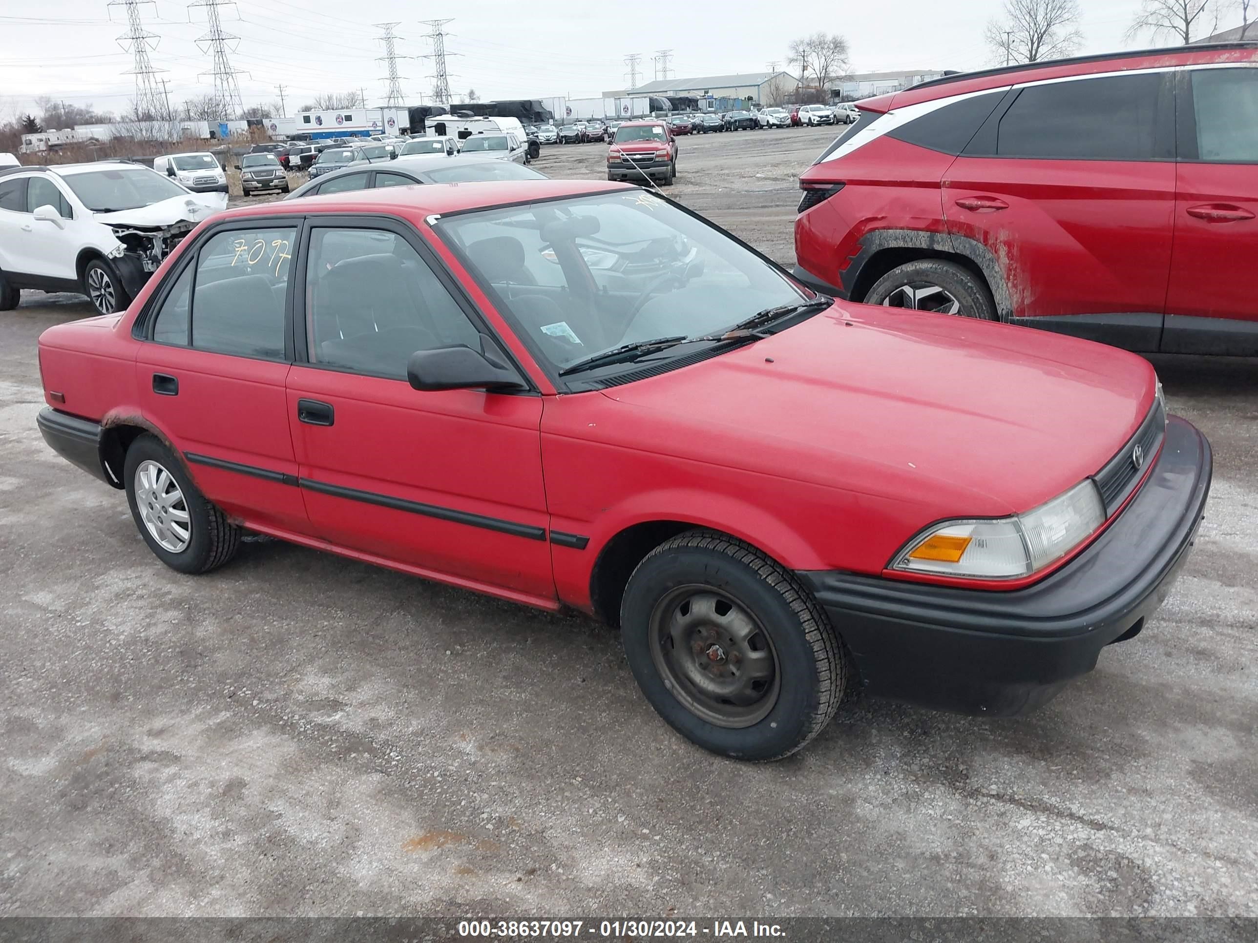 TOYOTA COROLLA 1991 1nxae94a6mz243108