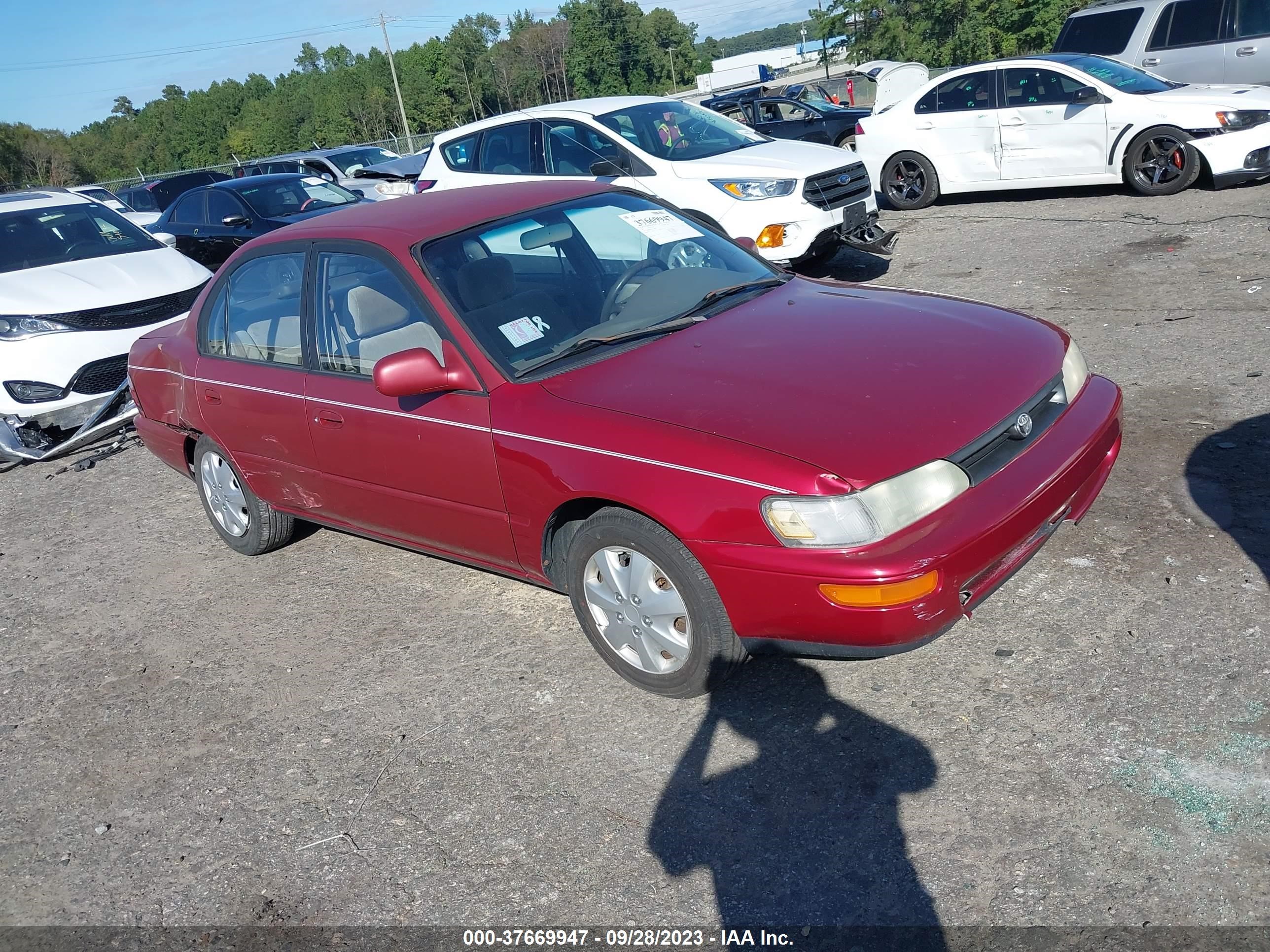 TOYOTA COROLLA 1997 1nxbb02e5vz568493