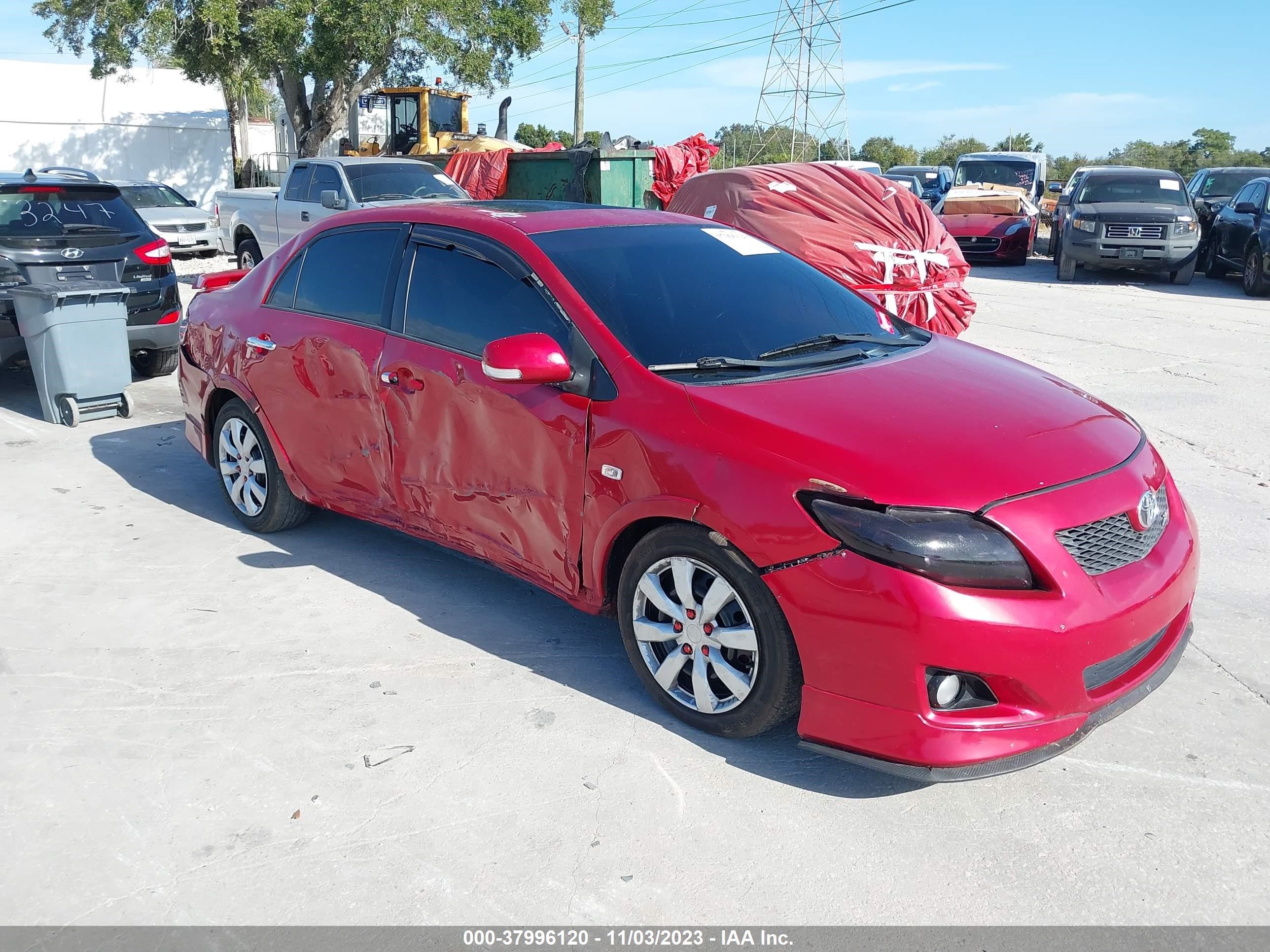 TOYOTA COROLLA 2009 1nxbe40e09z002037