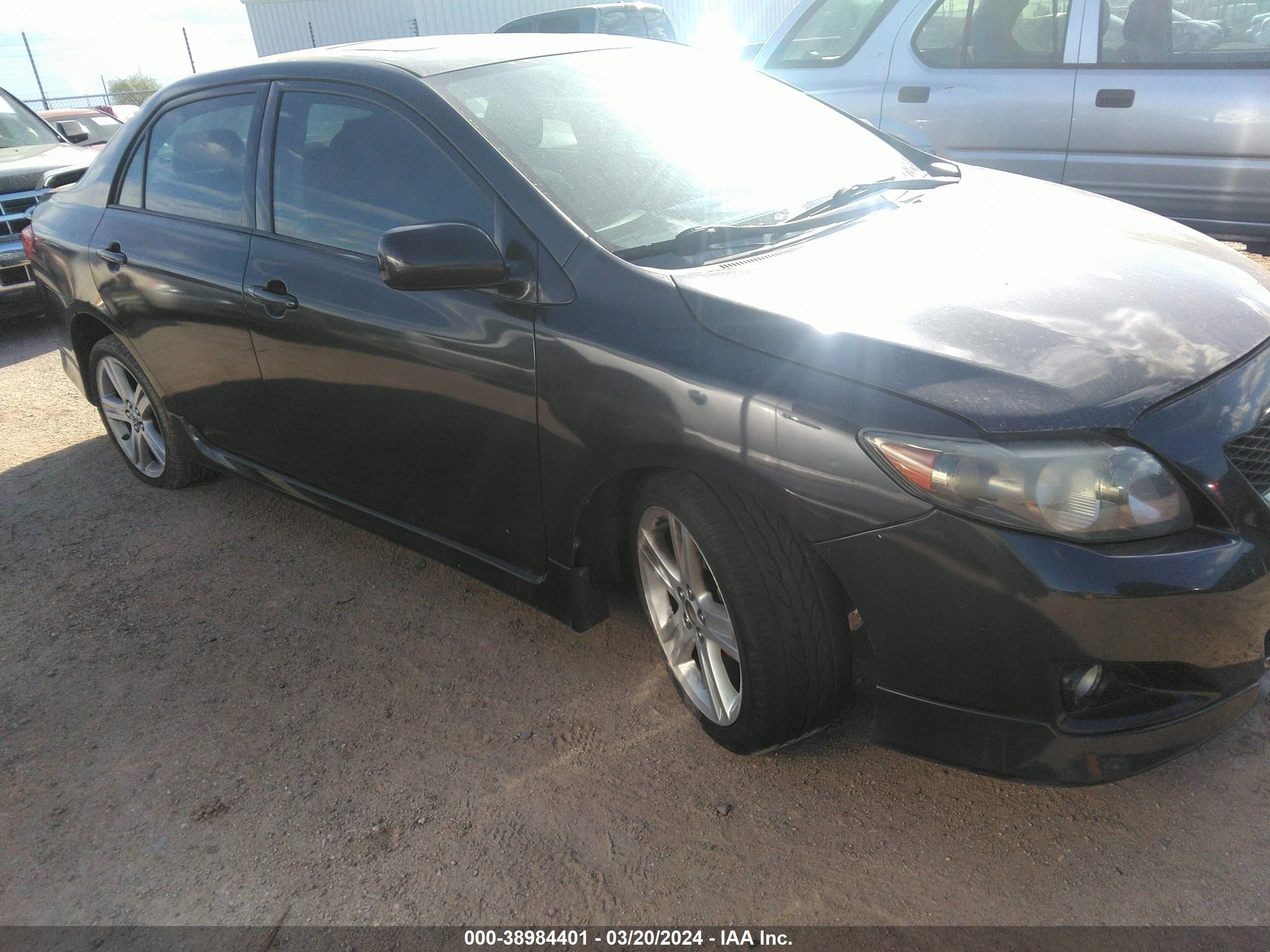 TOYOTA COROLLA 2009 1nxbe40e99z056940