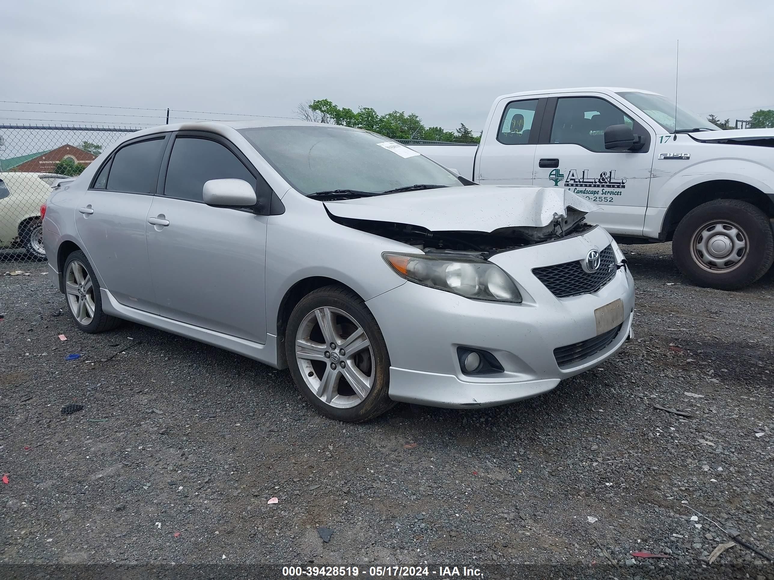 TOYOTA COROLLA 2009 1nxbe40e99z100614