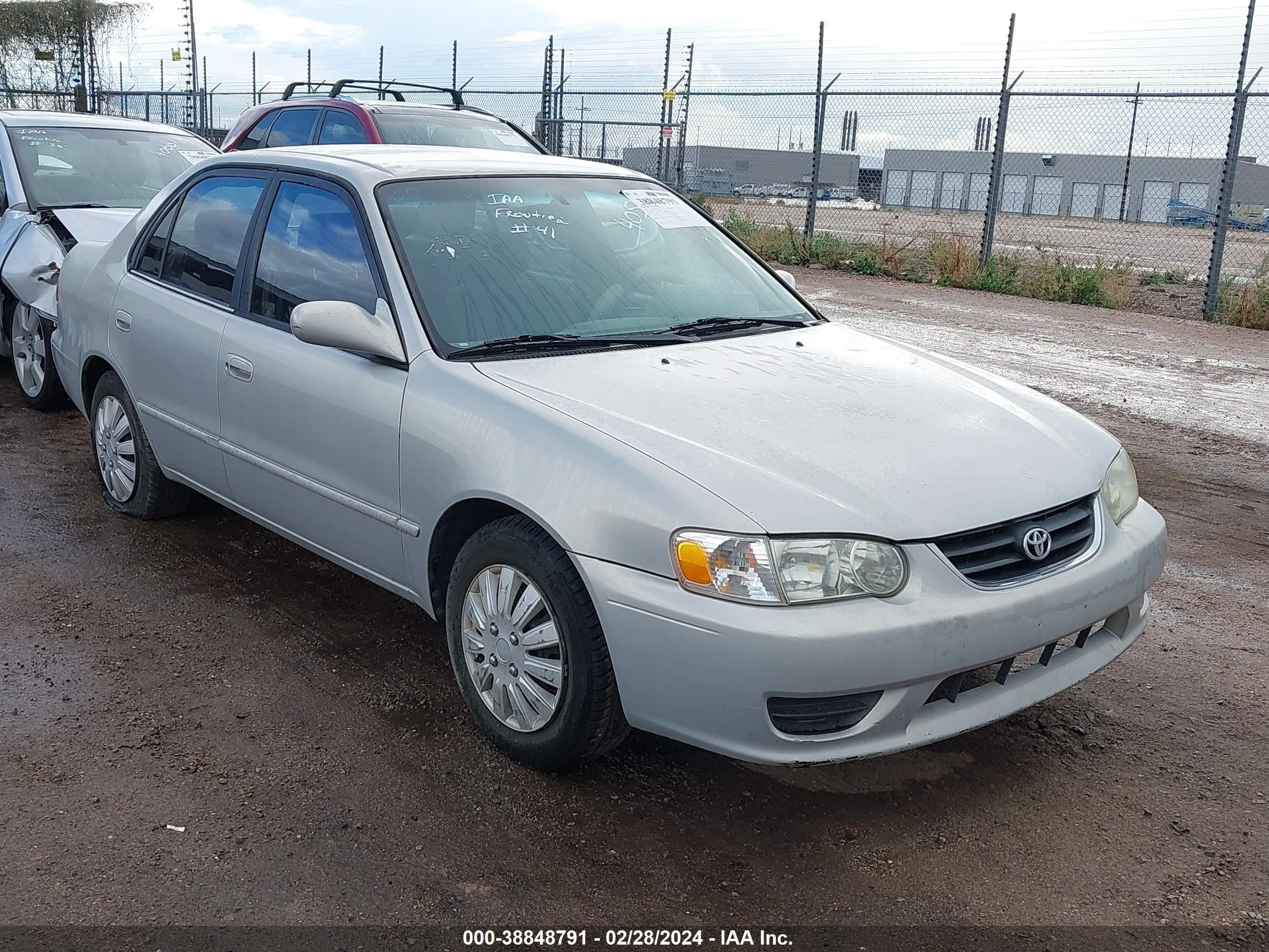 TOYOTA COROLLA 2002 1nxbr12e02z592360