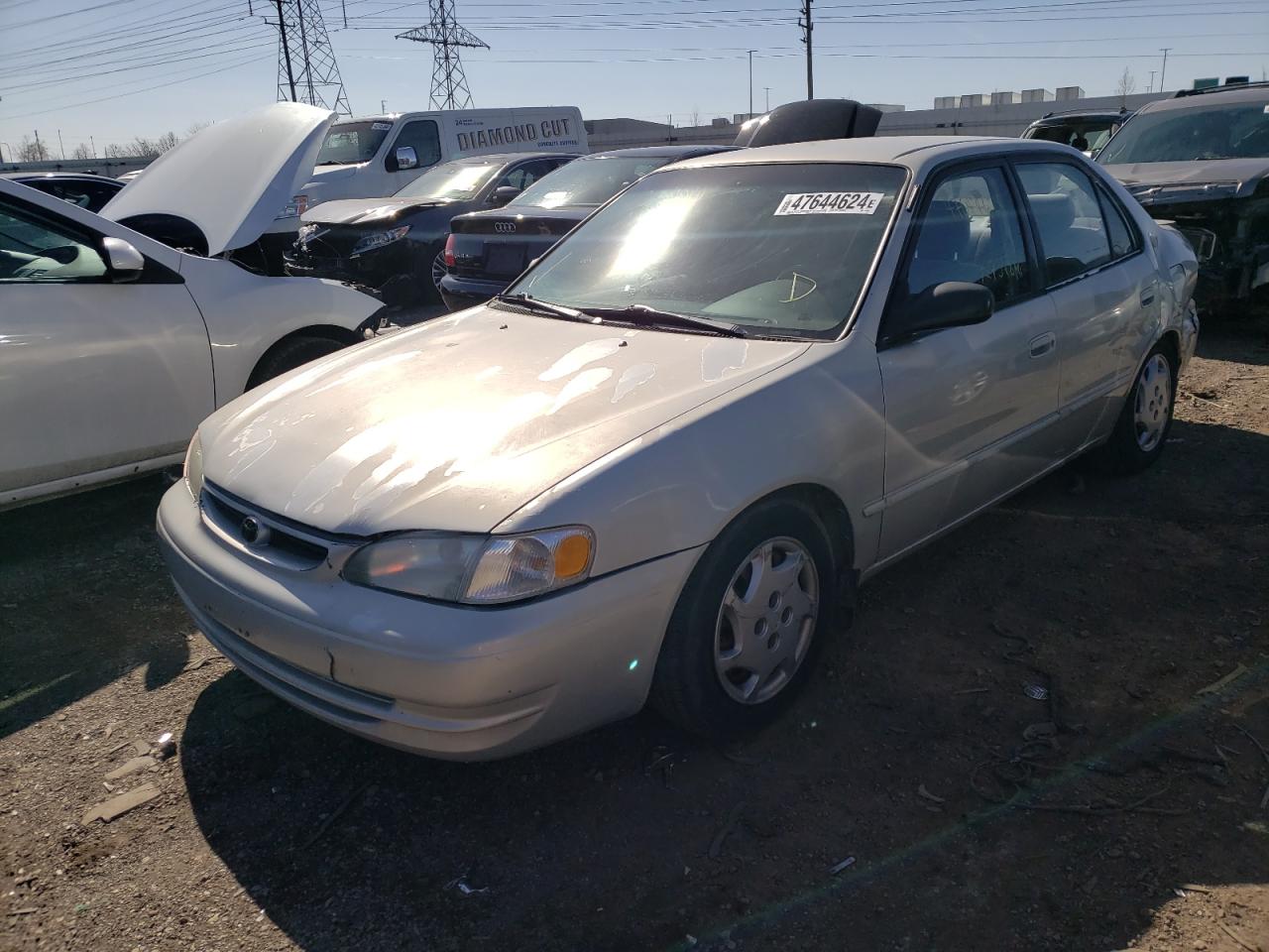 TOYOTA COROLLA 2000 1nxbr12e0yz332145