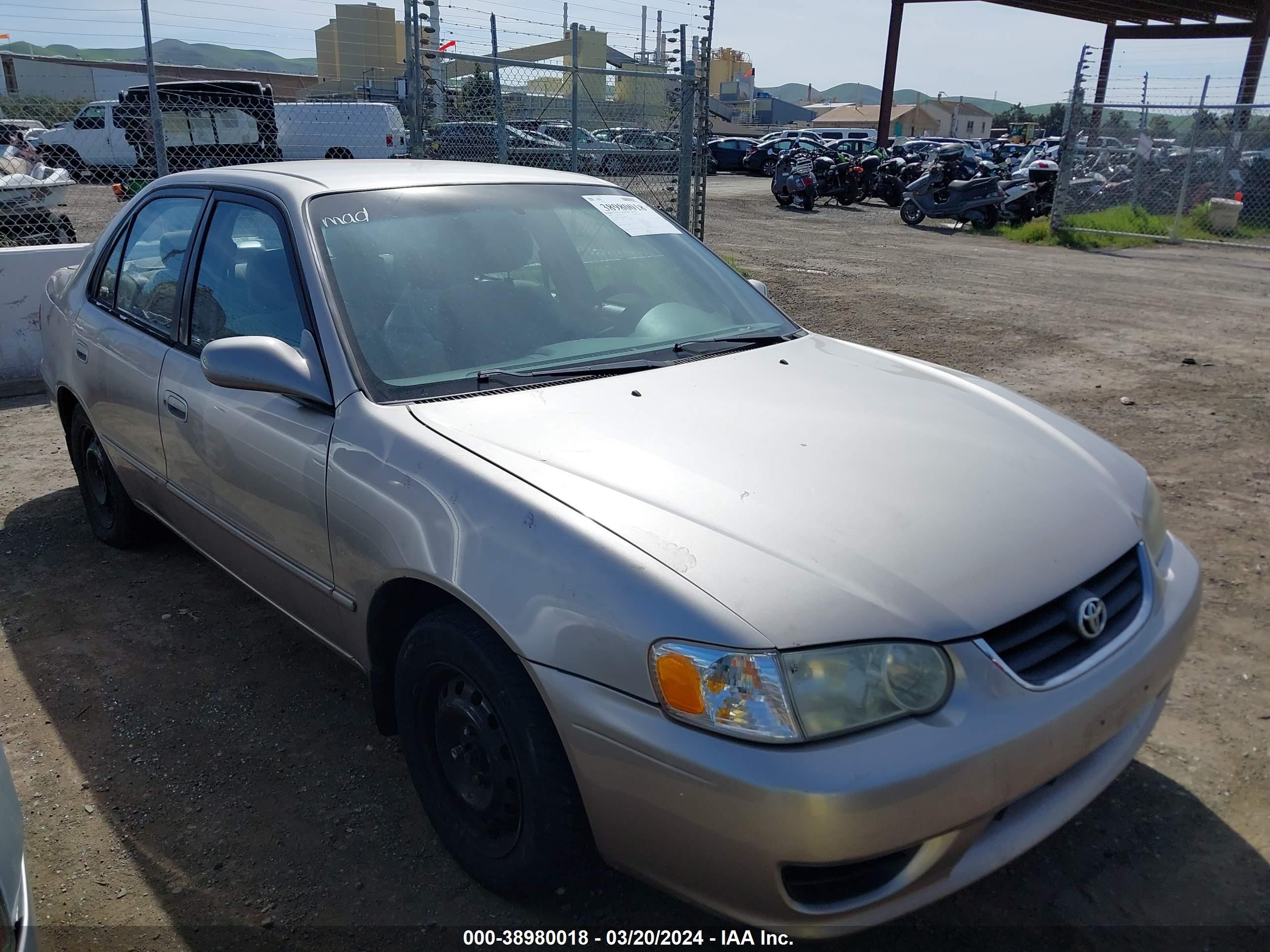 TOYOTA COROLLA 2002 1nxbr12e12z582582