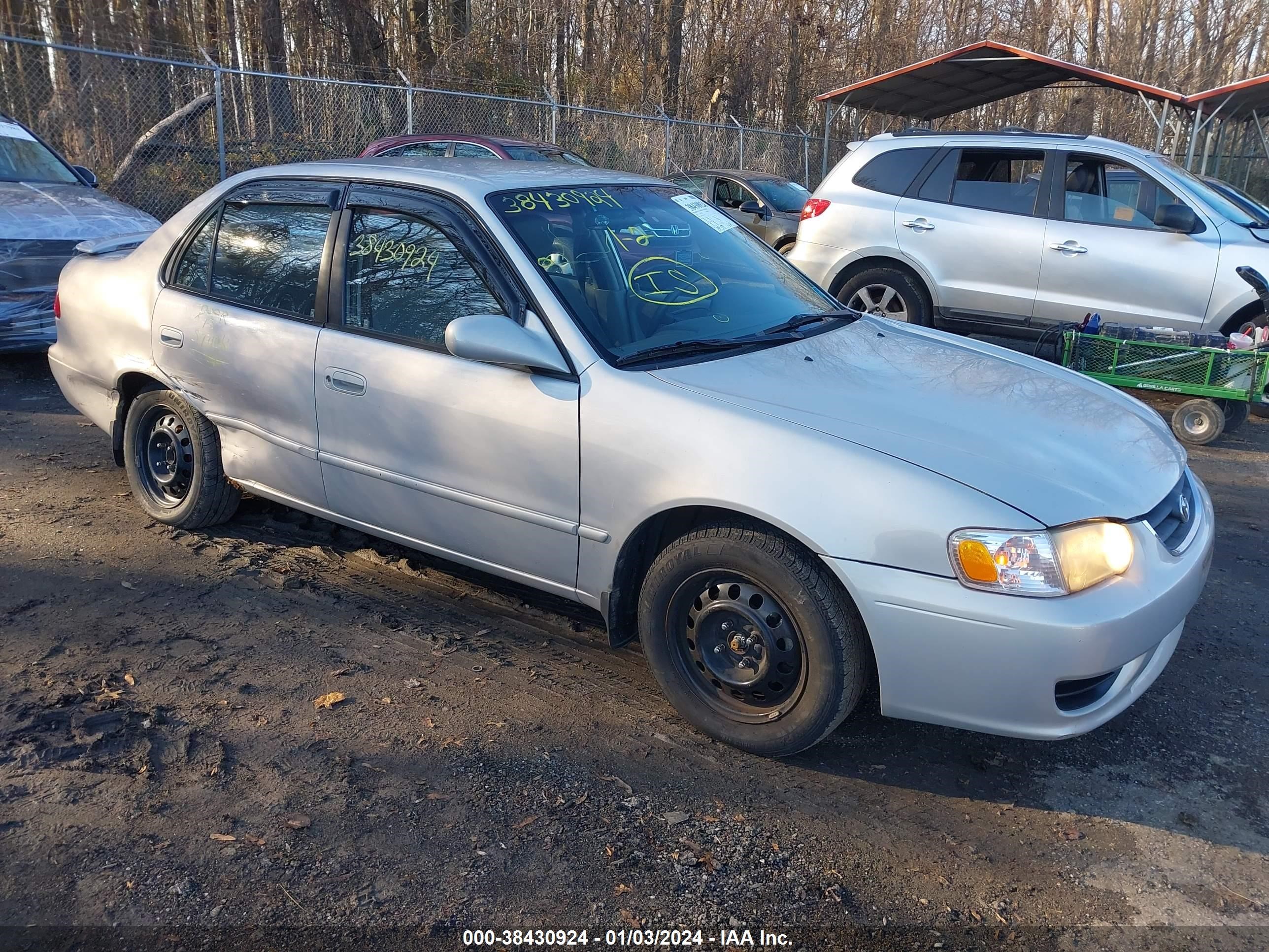 TOYOTA COROLLA 2002 1nxbr12e12z651710