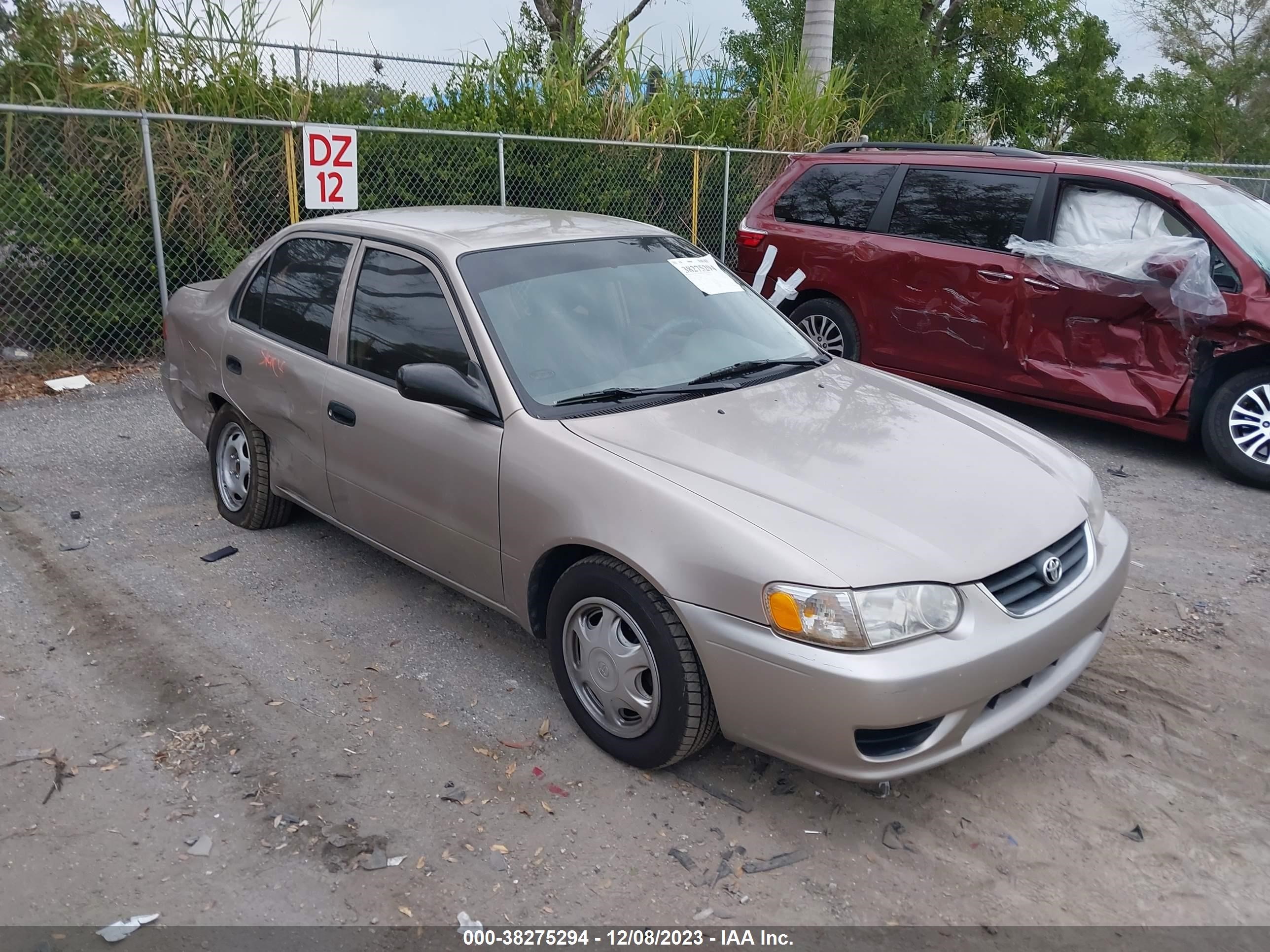 TOYOTA COROLLA 2001 1nxbr12e31z478903