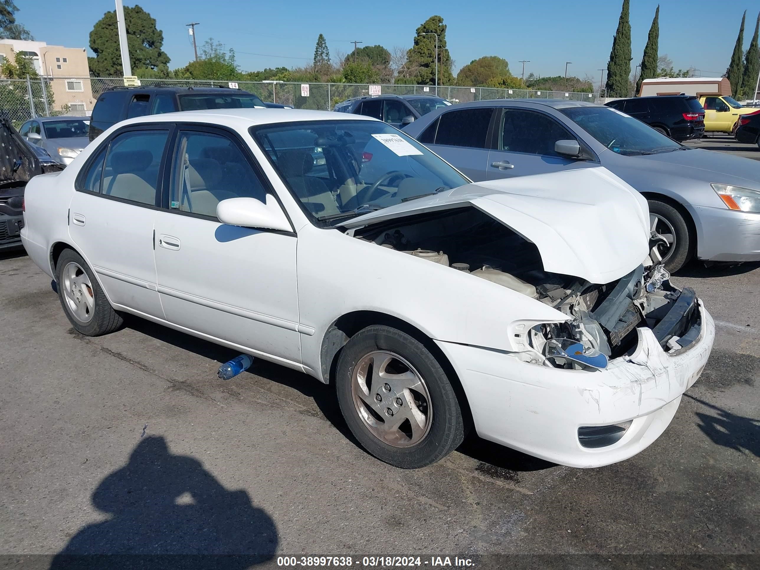 TOYOTA COROLLA 2002 1nxbr12e72z647337