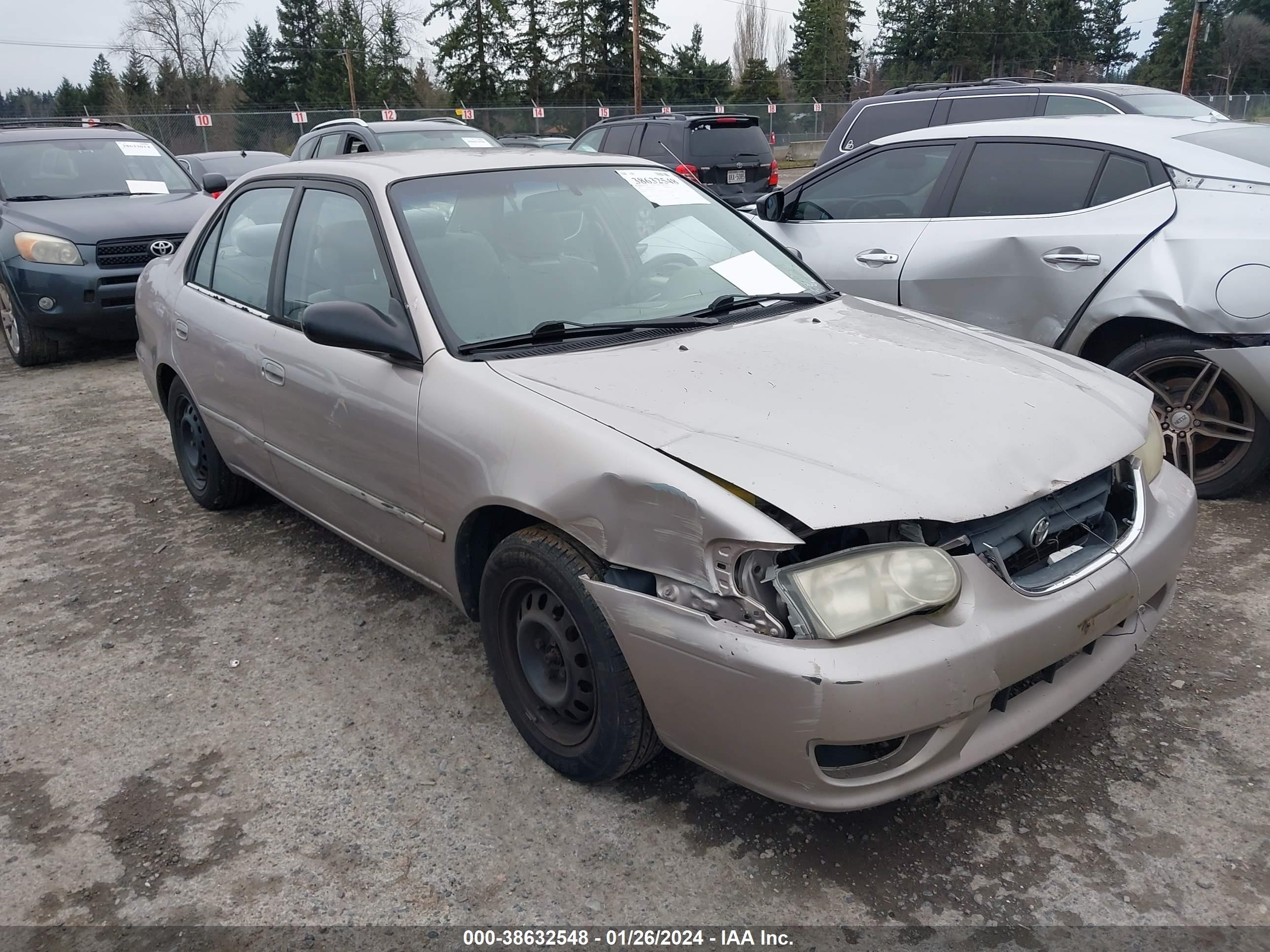 TOYOTA COROLLA 2001 1nxbr12e91z457327