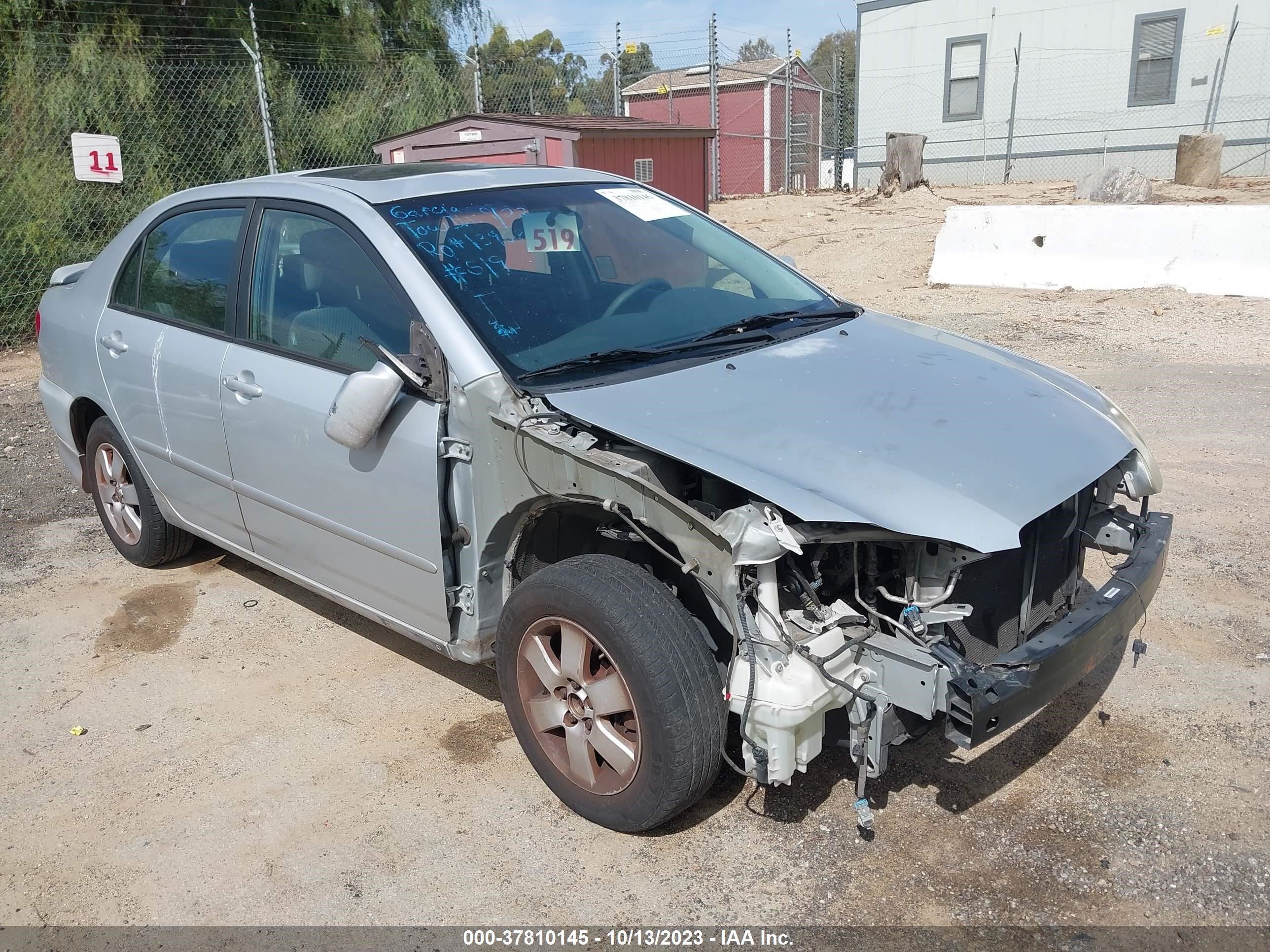 TOYOTA COROLLA 2008 1nxbr30e68z950925