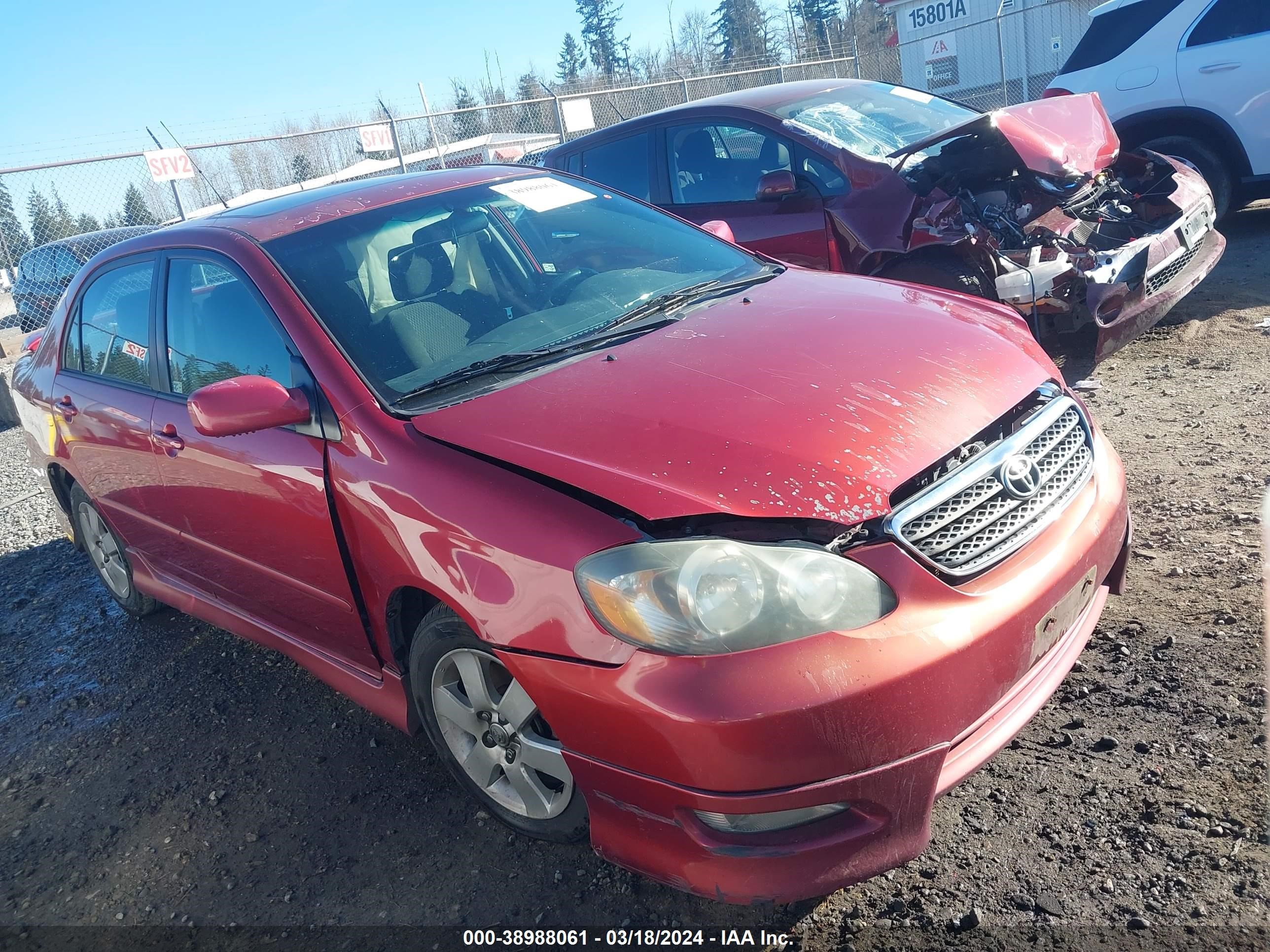 TOYOTA COROLLA 2005 1nxbr30e75z543353