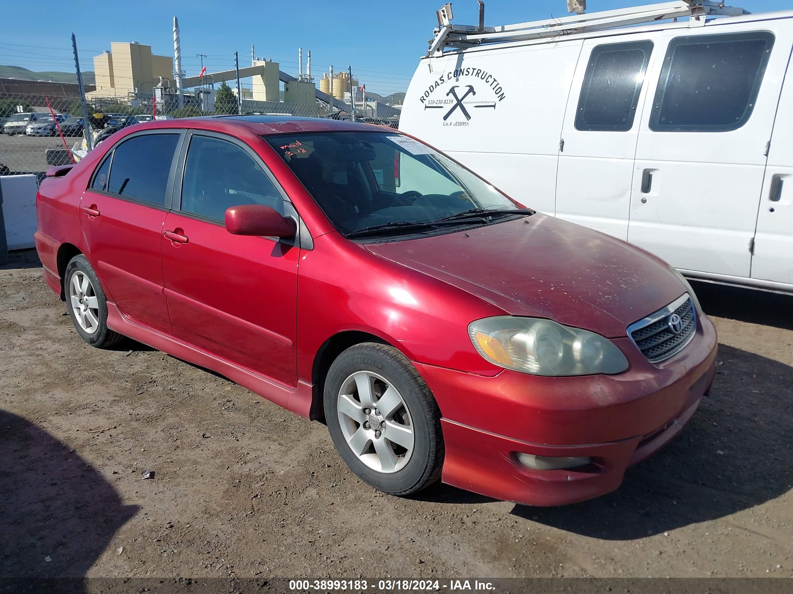 TOYOTA COROLLA 2007 1nxbr30e87z797253