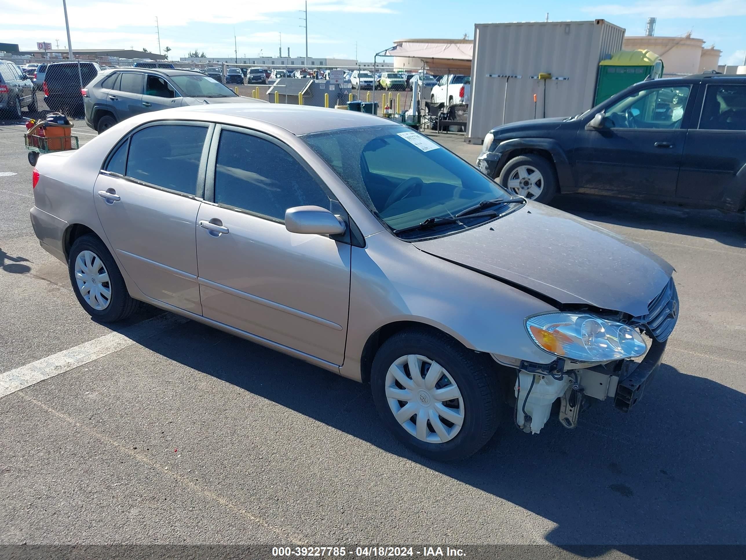 TOYOTA COROLLA 2003 1nxbr32e03z001456