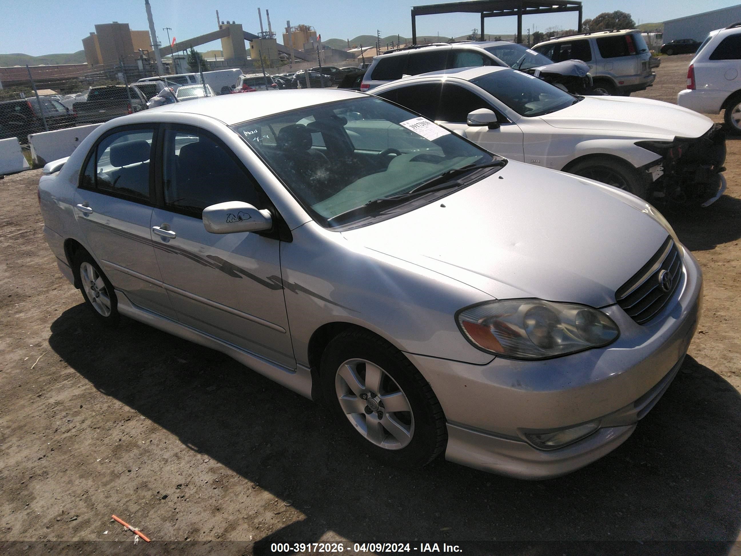 TOYOTA COROLLA 2003 1nxbr32e03z165807