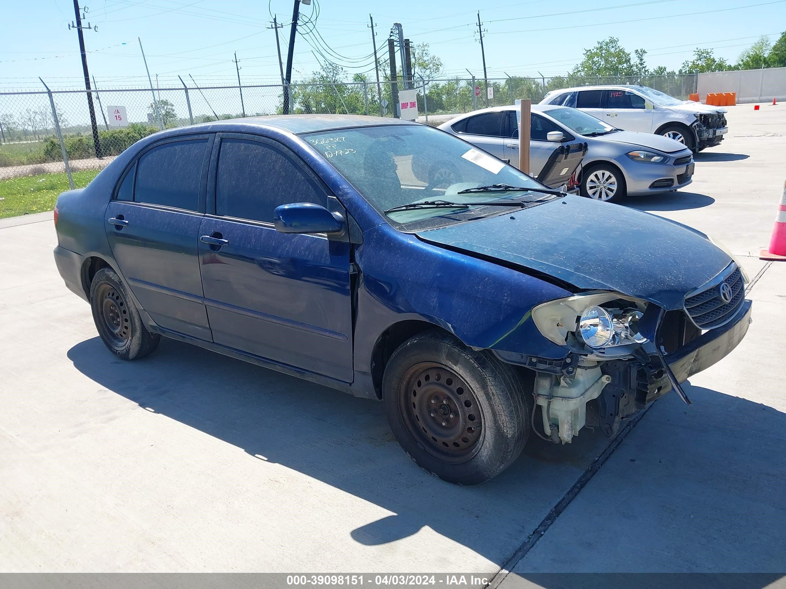 TOYOTA COROLLA 2007 1nxbr32e07z765426