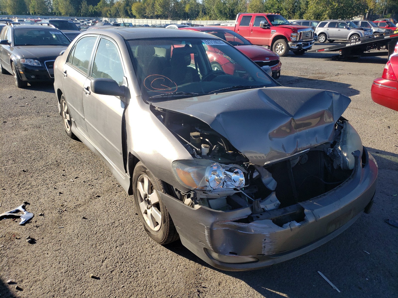 TOYOTA COROLLA CE 2007 1nxbr32e07z888787