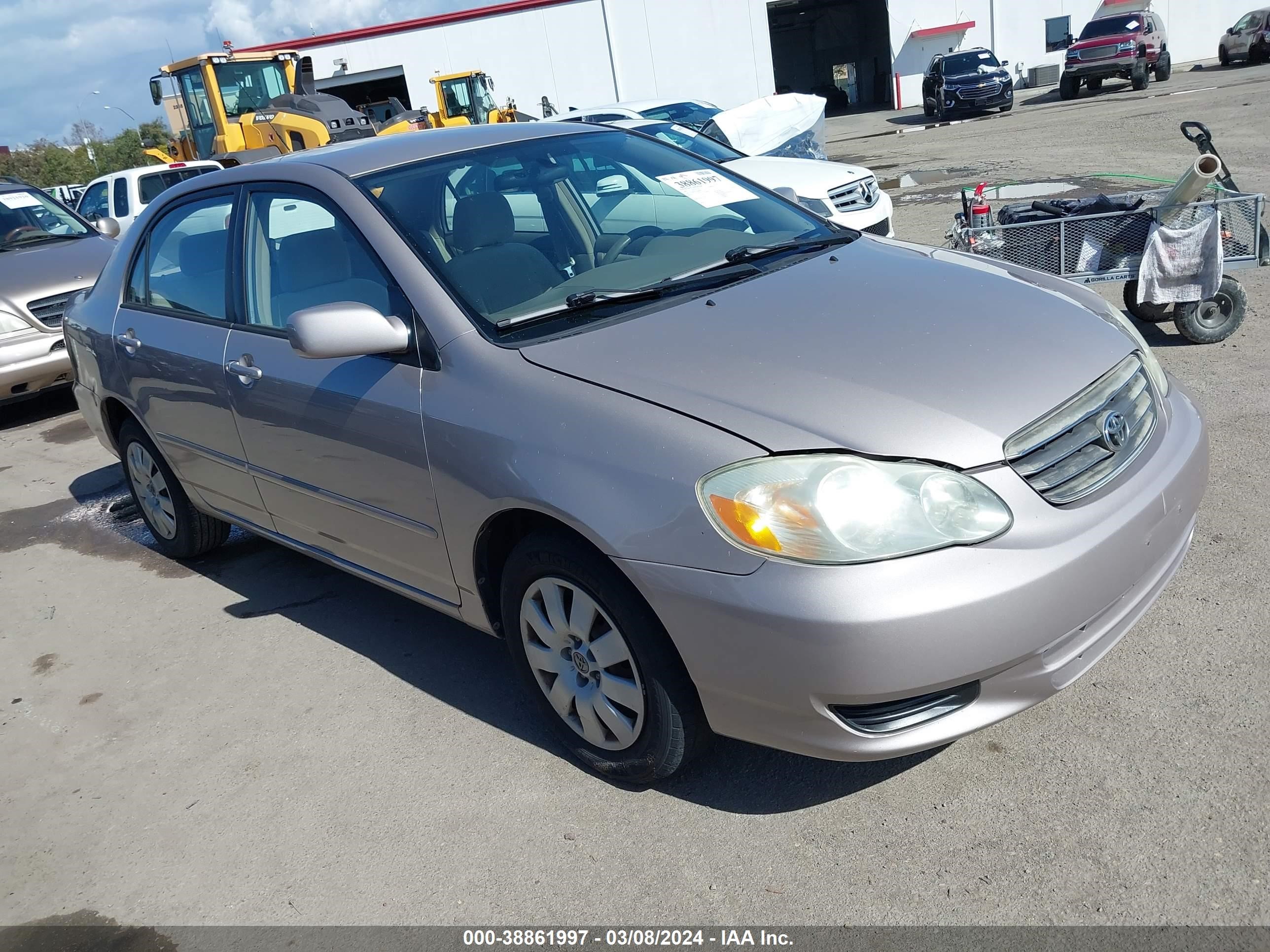 TOYOTA COROLLA 2003 1nxbr32e13z085867