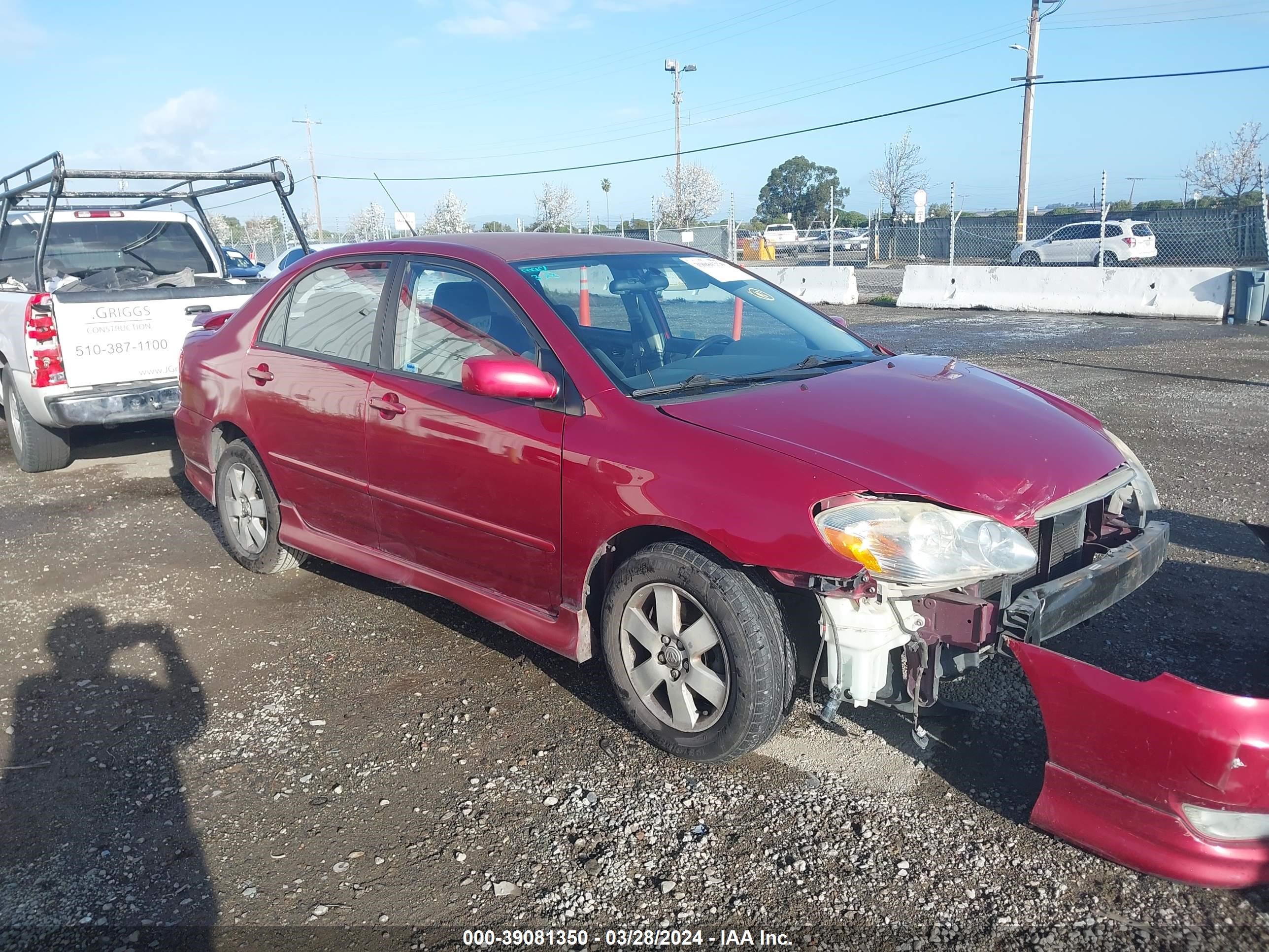 TOYOTA COROLLA 2004 1nxbr32e14z250110