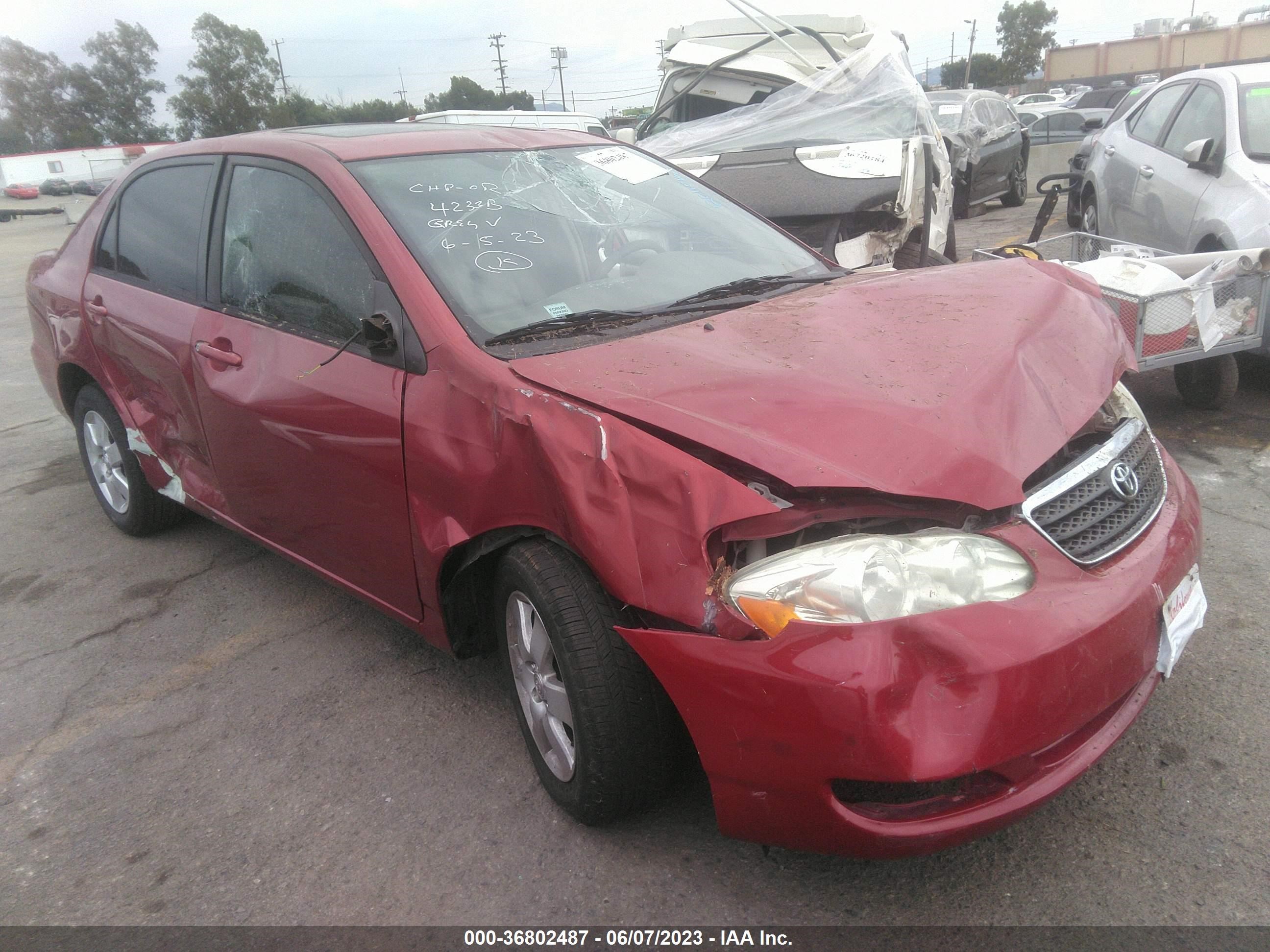 TOYOTA COROLLA 2005 1nxbr32e15z493627