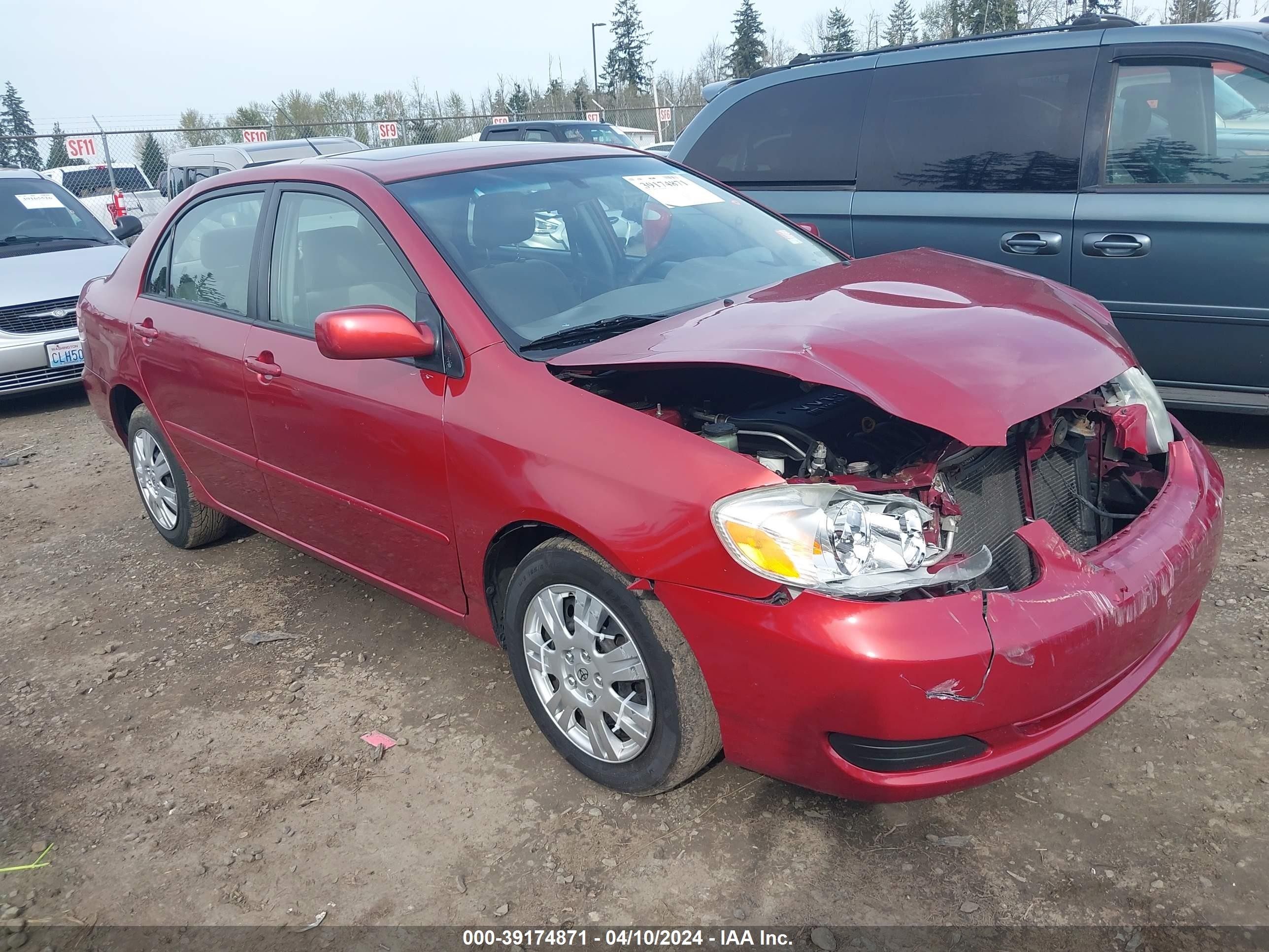 TOYOTA COROLLA 2006 1nxbr32e16z620720