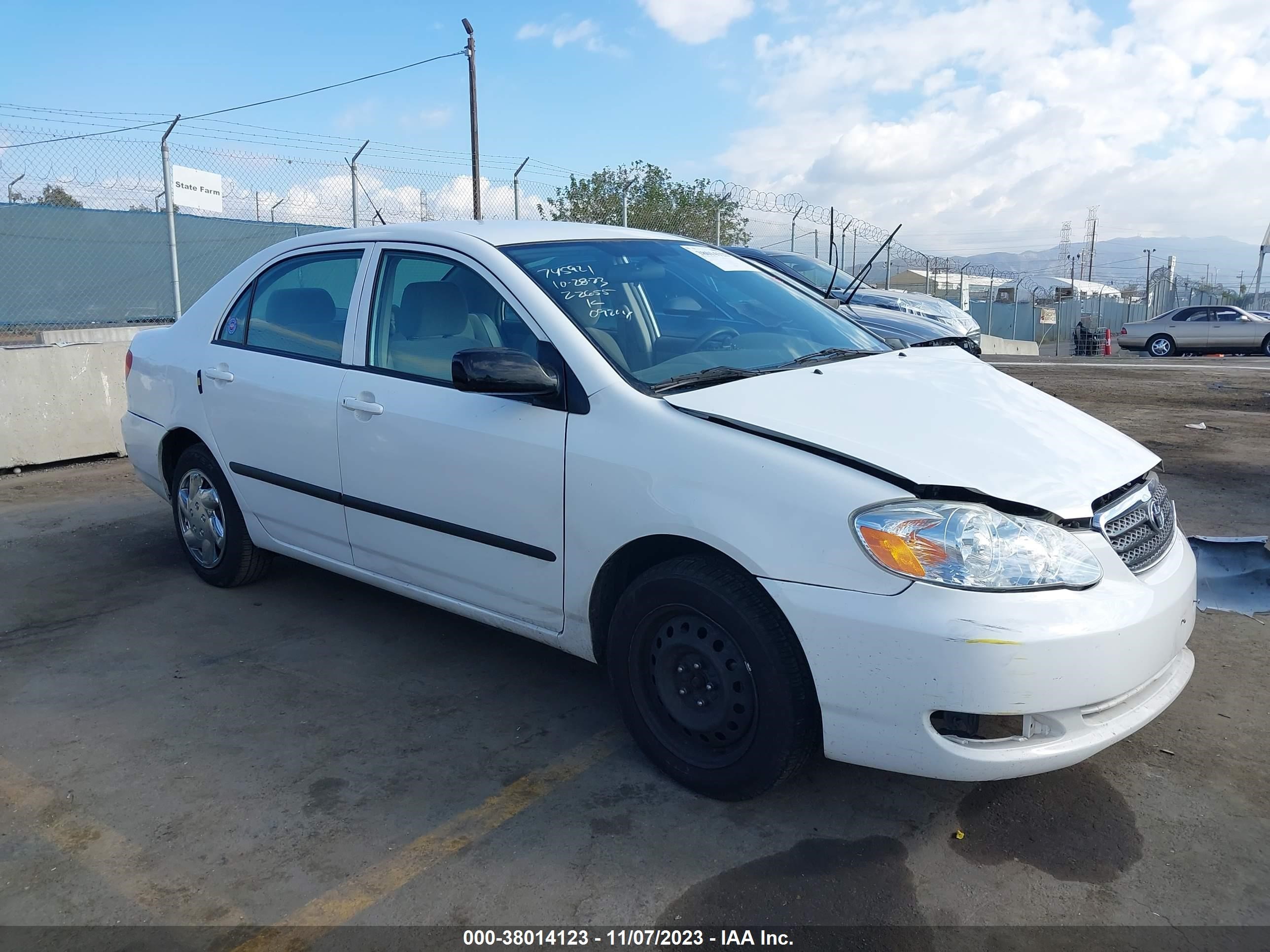 TOYOTA COROLLA 2007 1nxbr32e17z820840