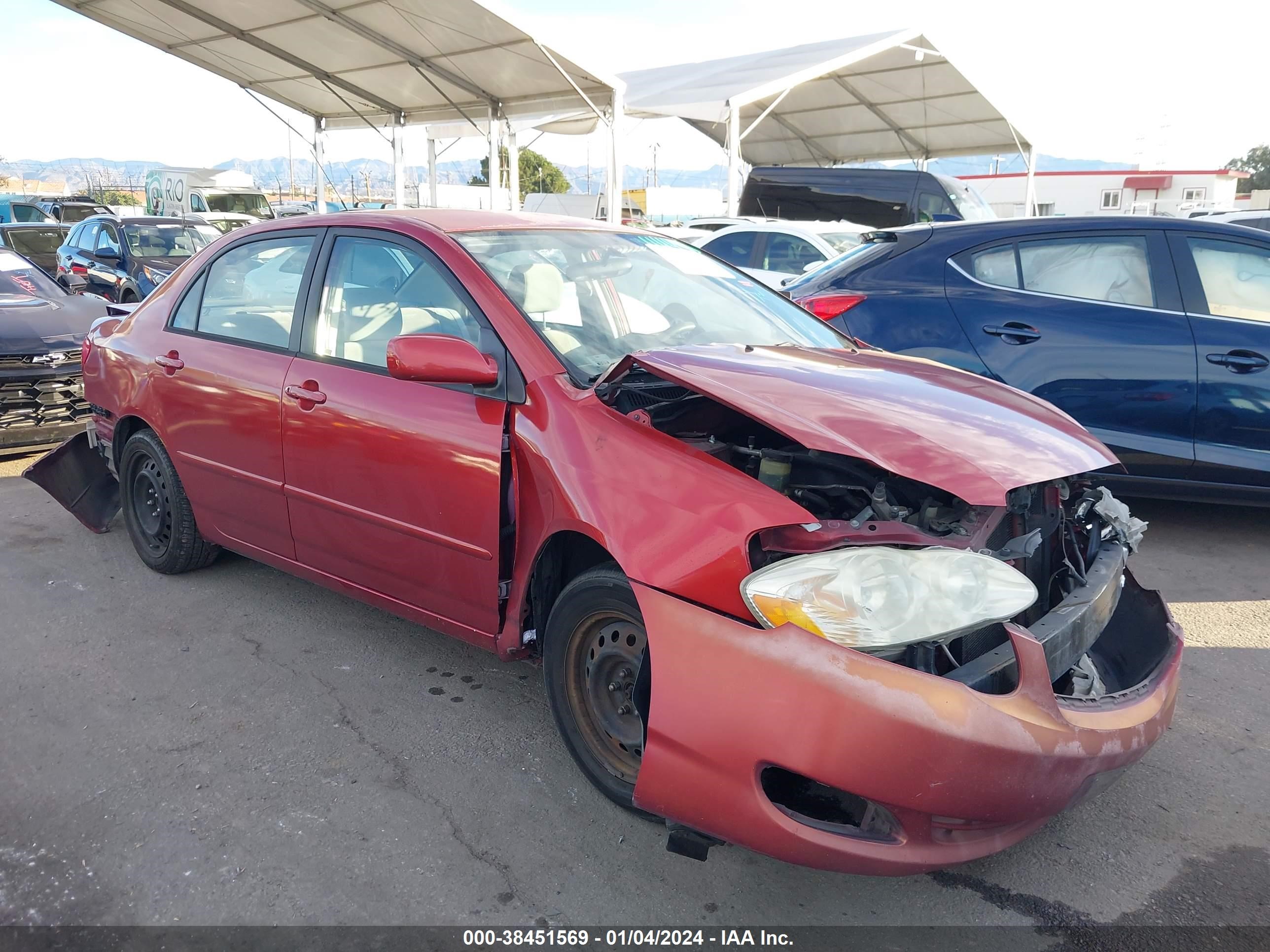 TOYOTA COROLLA 2008 1nxbr32e18z940655