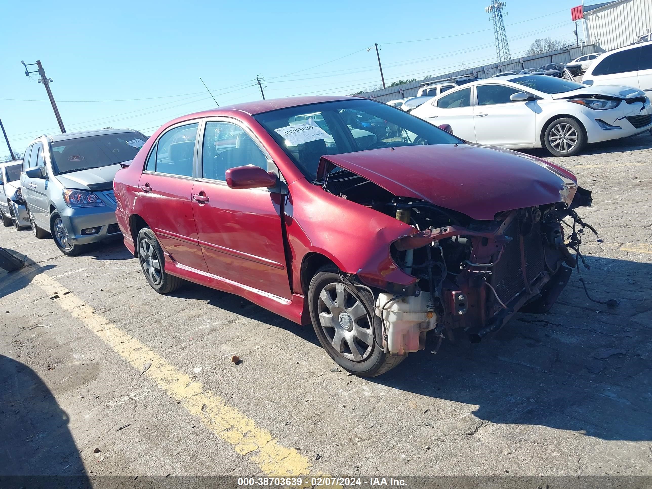 TOYOTA COROLLA 2003 1nxbr32e23z024480