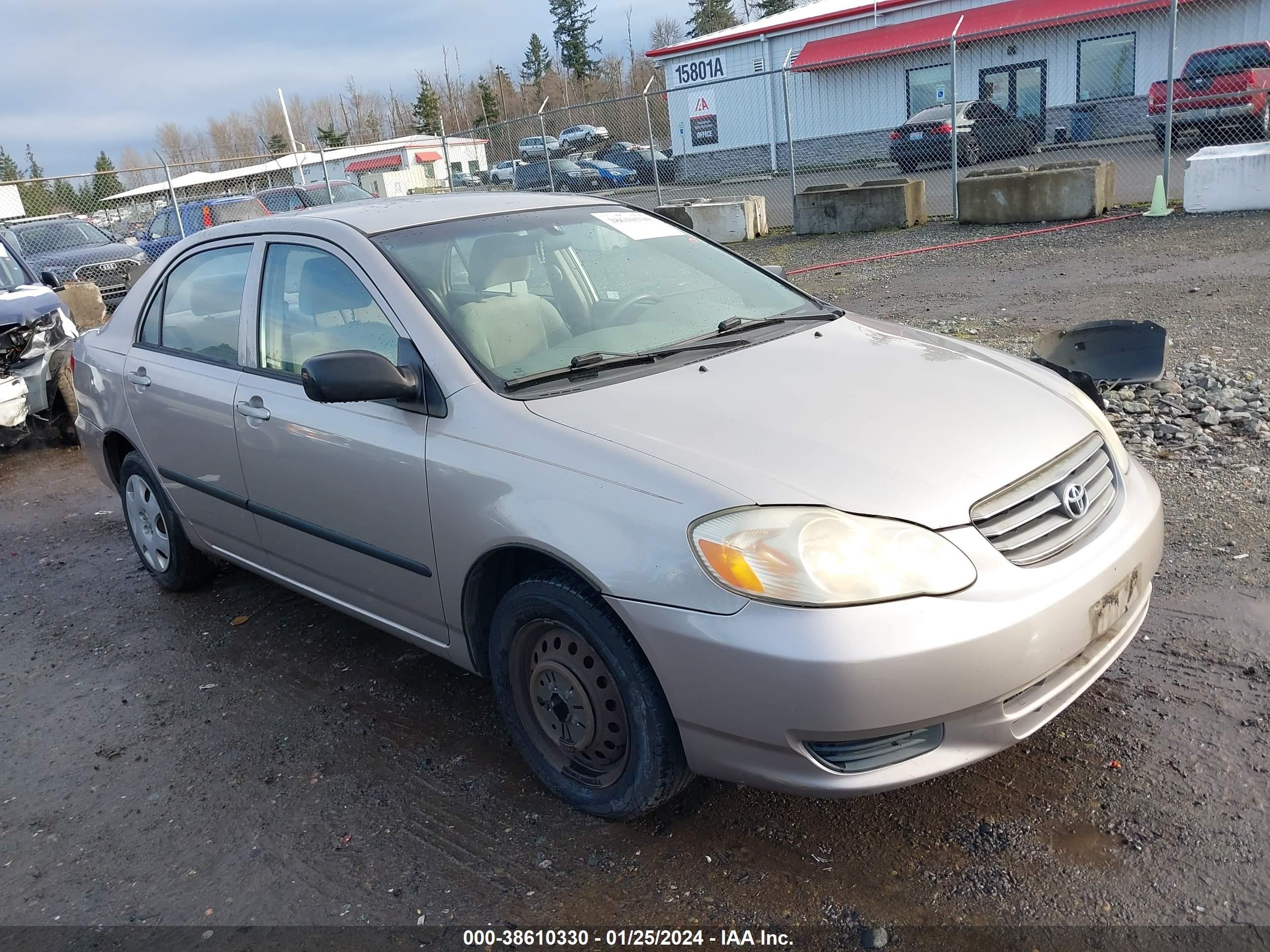 TOYOTA COROLLA 2003 1nxbr32e23z052165