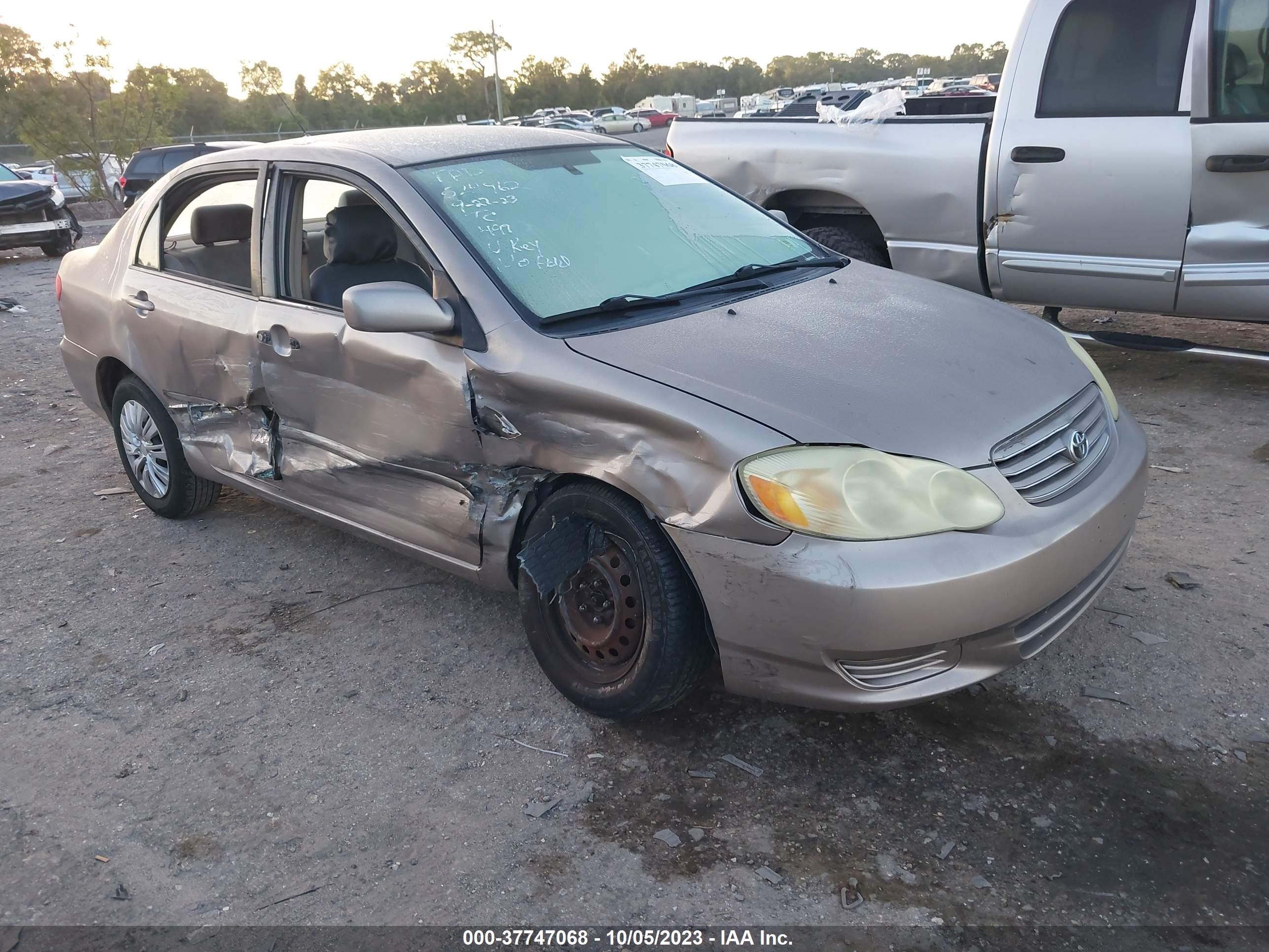 TOYOTA COROLLA 2003 1nxbr32e23z115748