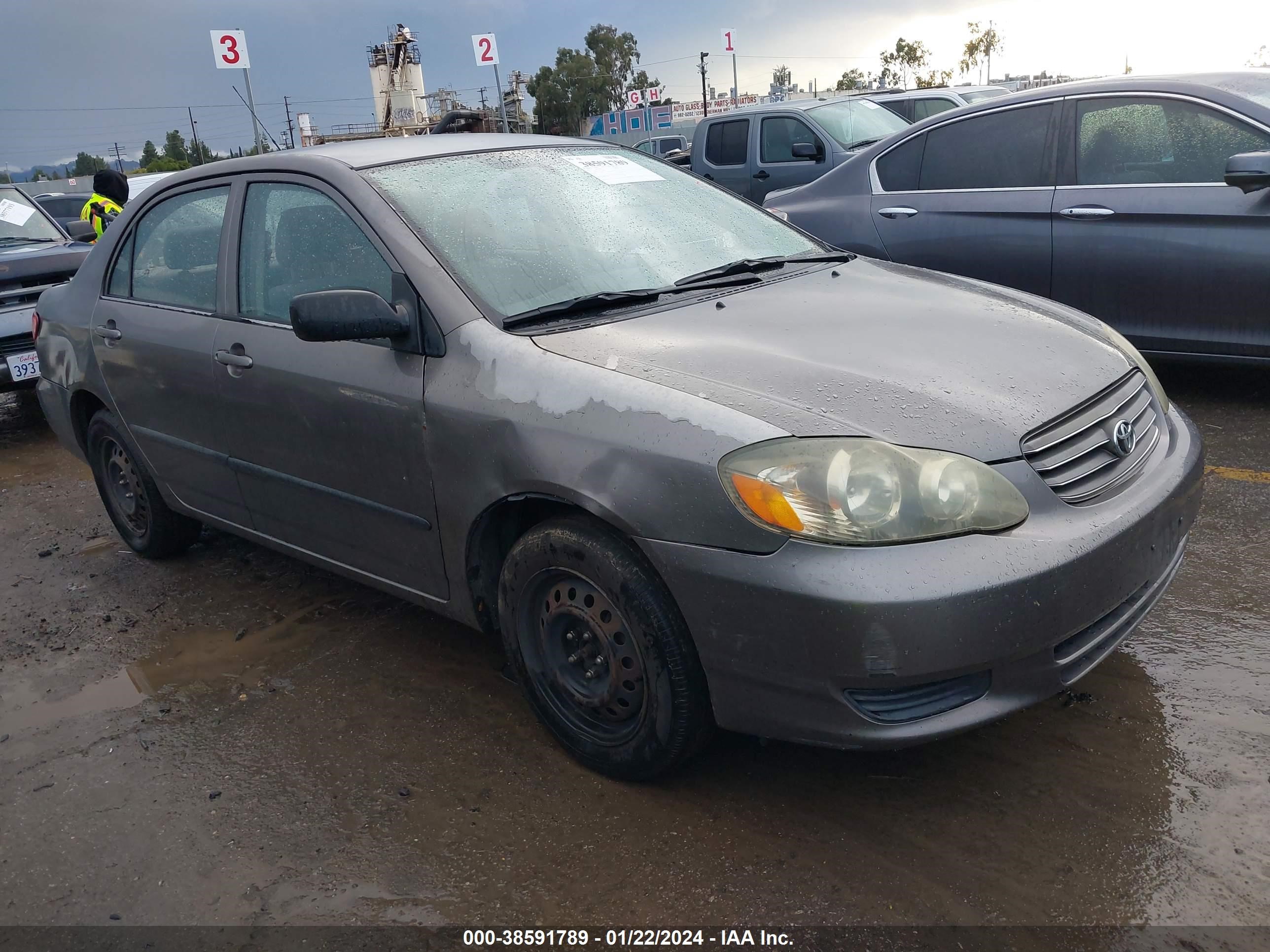 TOYOTA COROLLA 2003 1nxbr32e23z124594