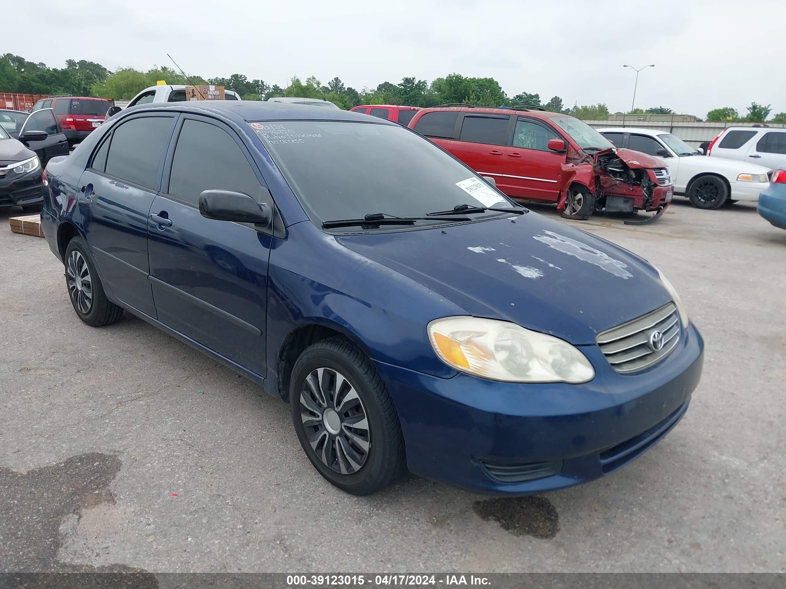 TOYOTA COROLLA 2004 1nxbr32e24z245725