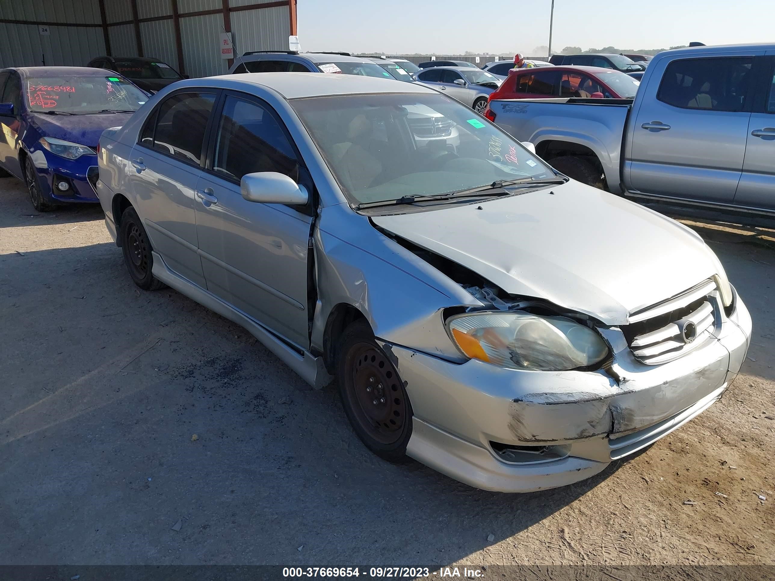 TOYOTA COROLLA 2004 1nxbr32e34z245569