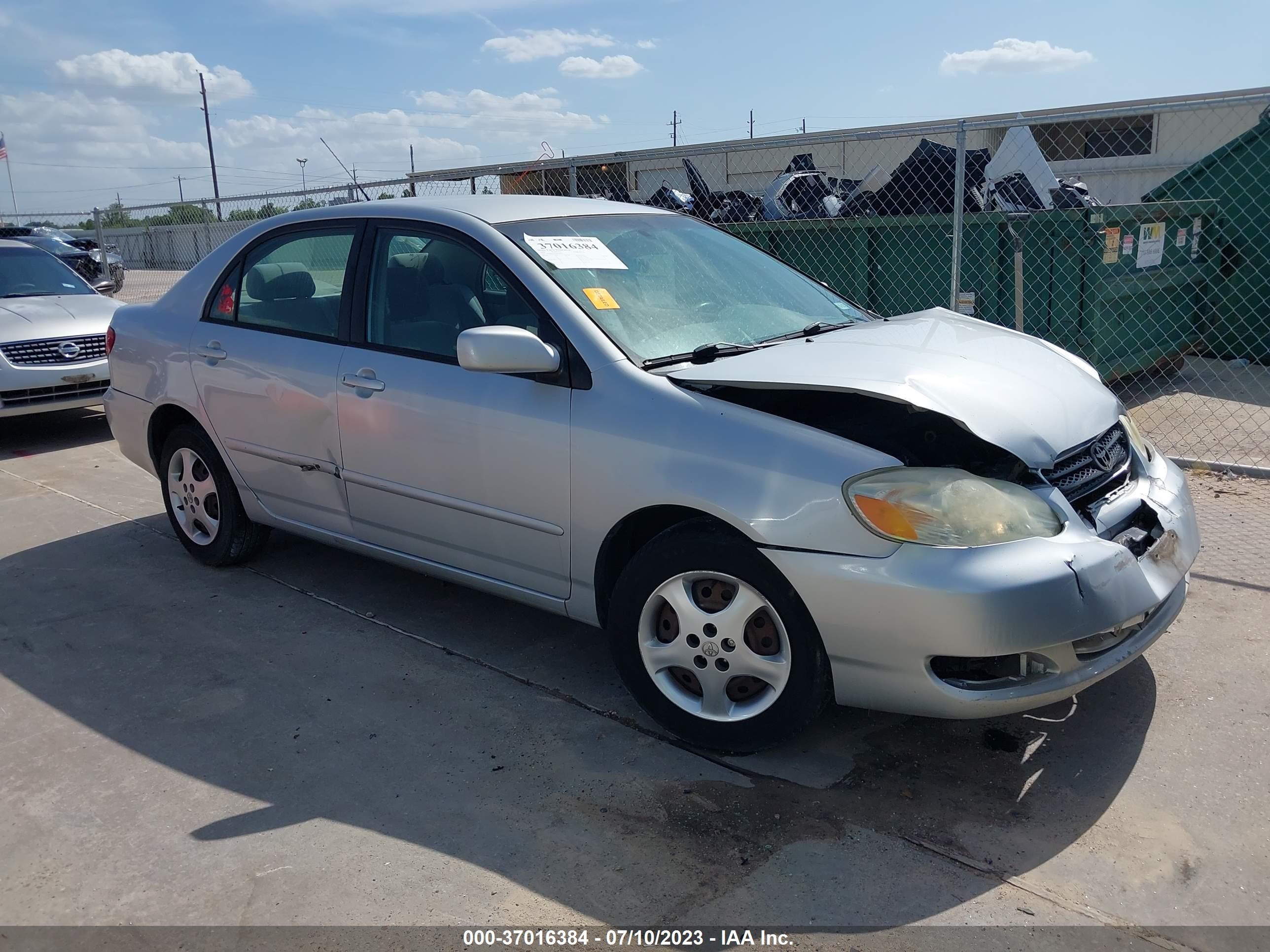 TOYOTA COROLLA 2006 1nxbr32e36z648535