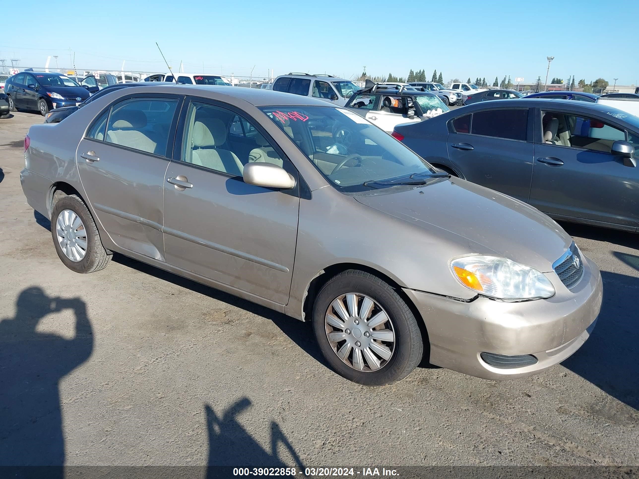 TOYOTA COROLLA 2008 1nxbr32e38z015228