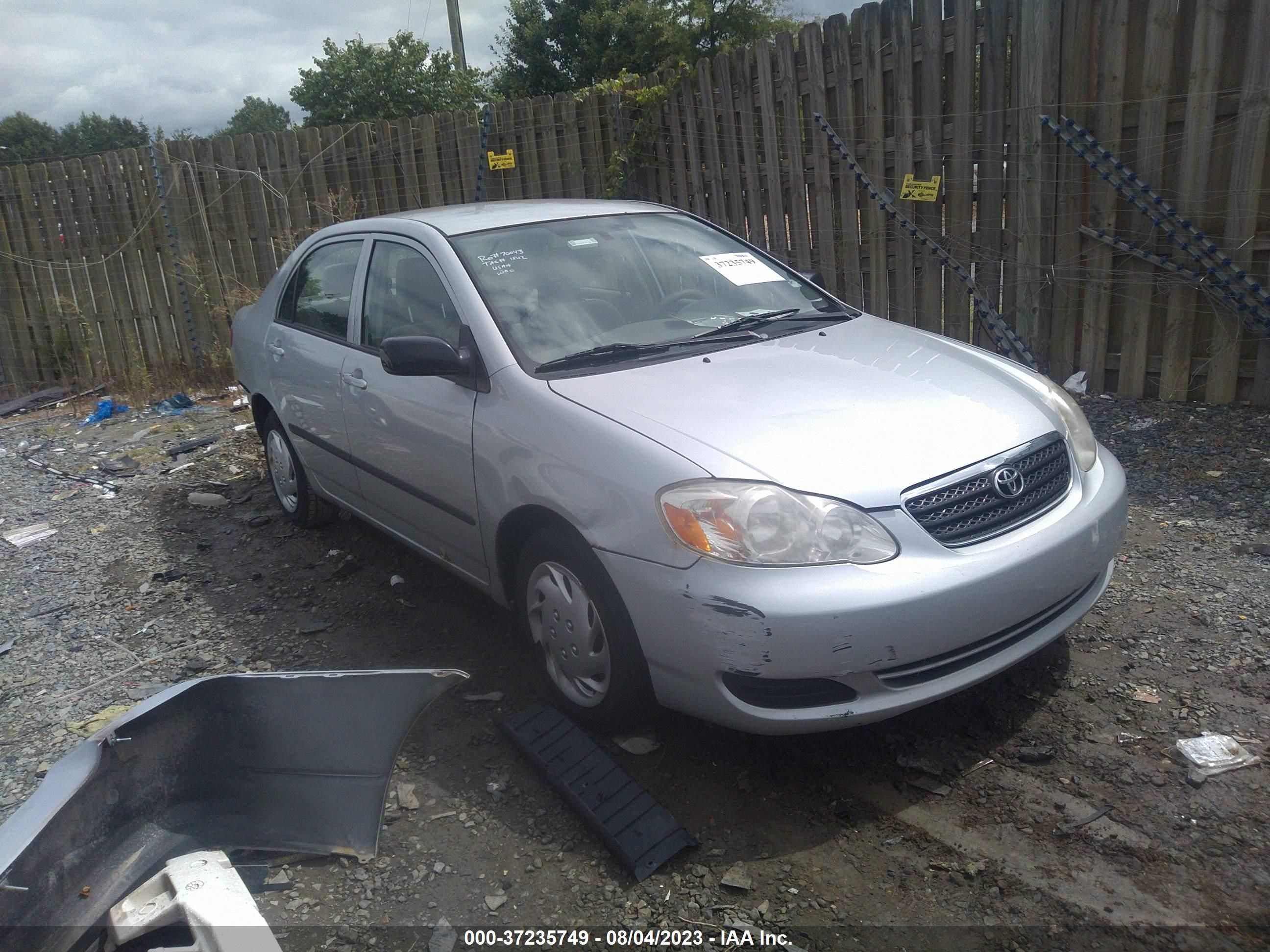 TOYOTA COROLLA 2008 1nxbr32e38z999416