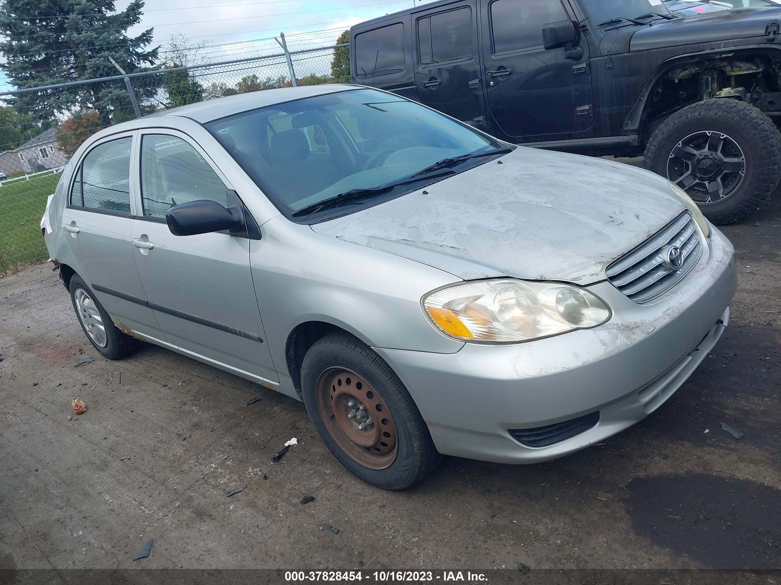 TOYOTA COROLLA 2003 1nxbr32e43z052779