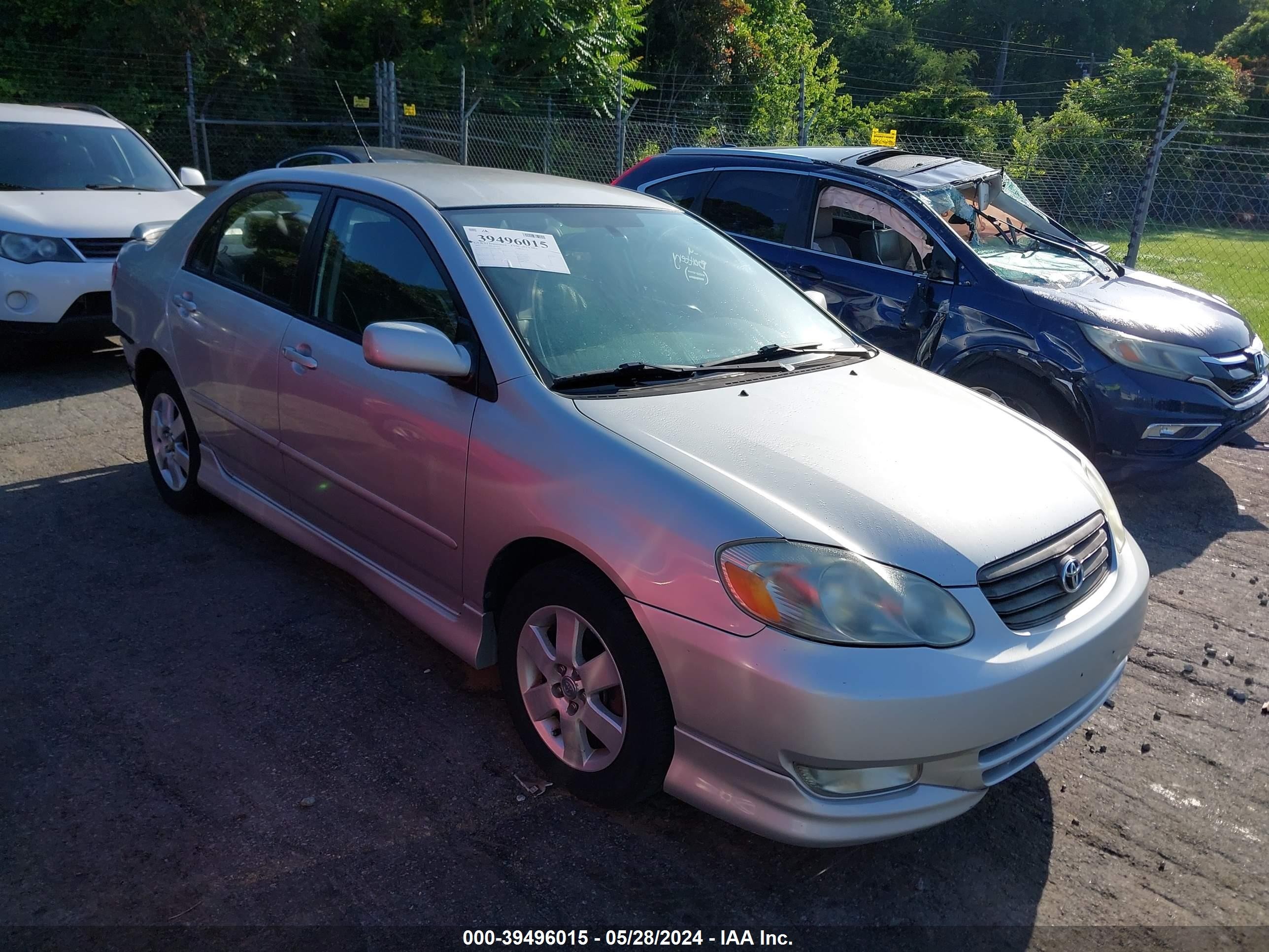 TOYOTA COROLLA 2003 1nxbr32e43z117985