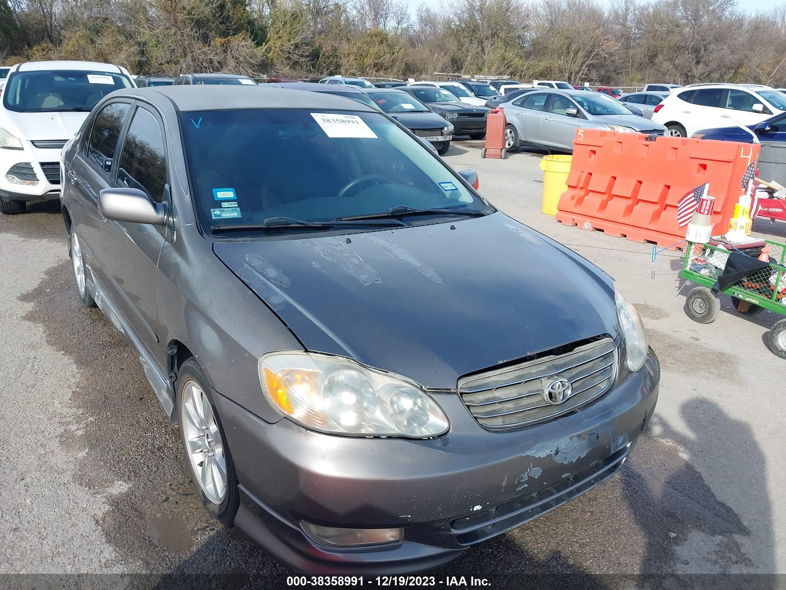 TOYOTA COROLLA 2003 1nxbr32e43z119400