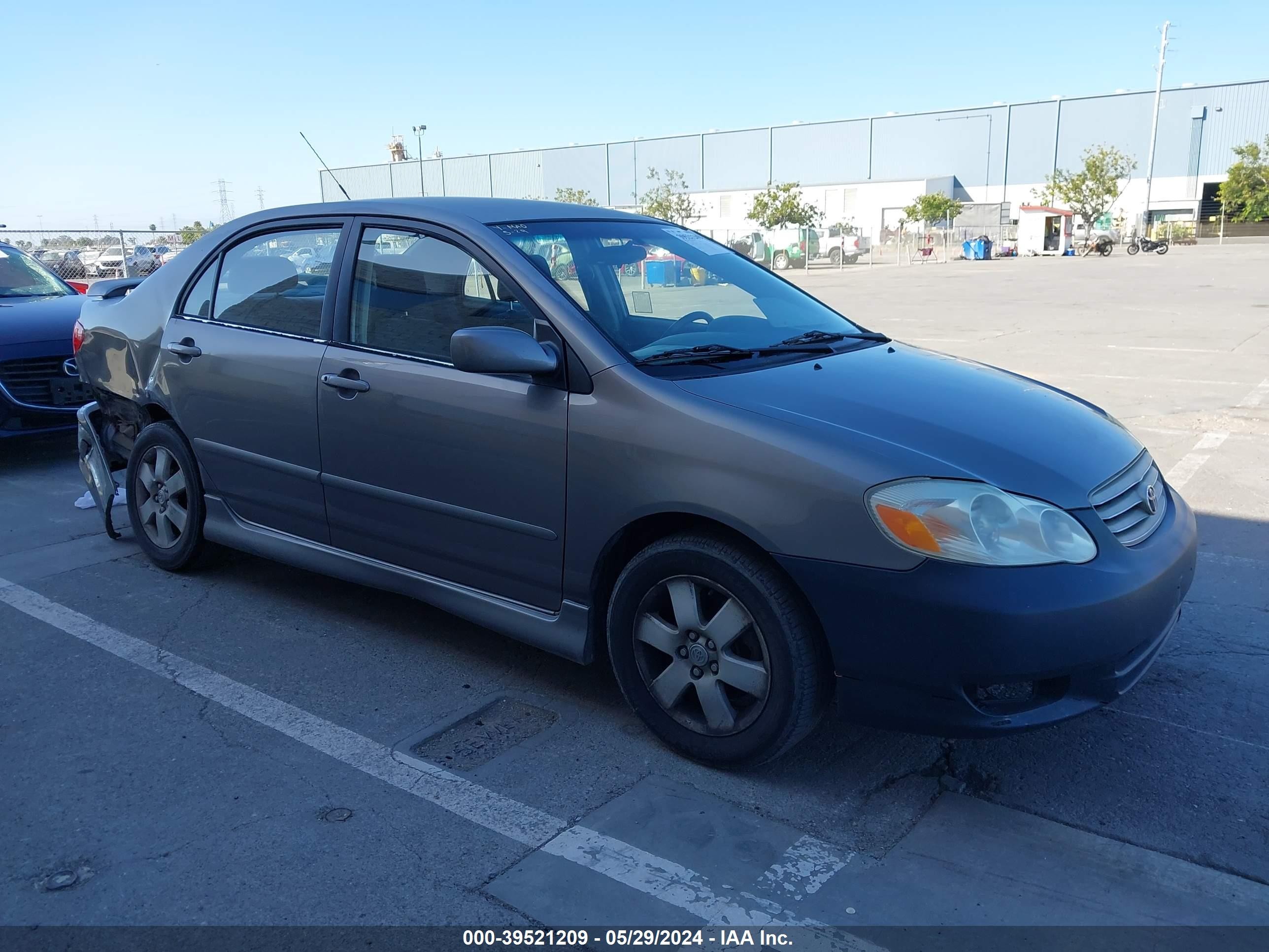 TOYOTA COROLLA 2003 1nxbr32e43z134480