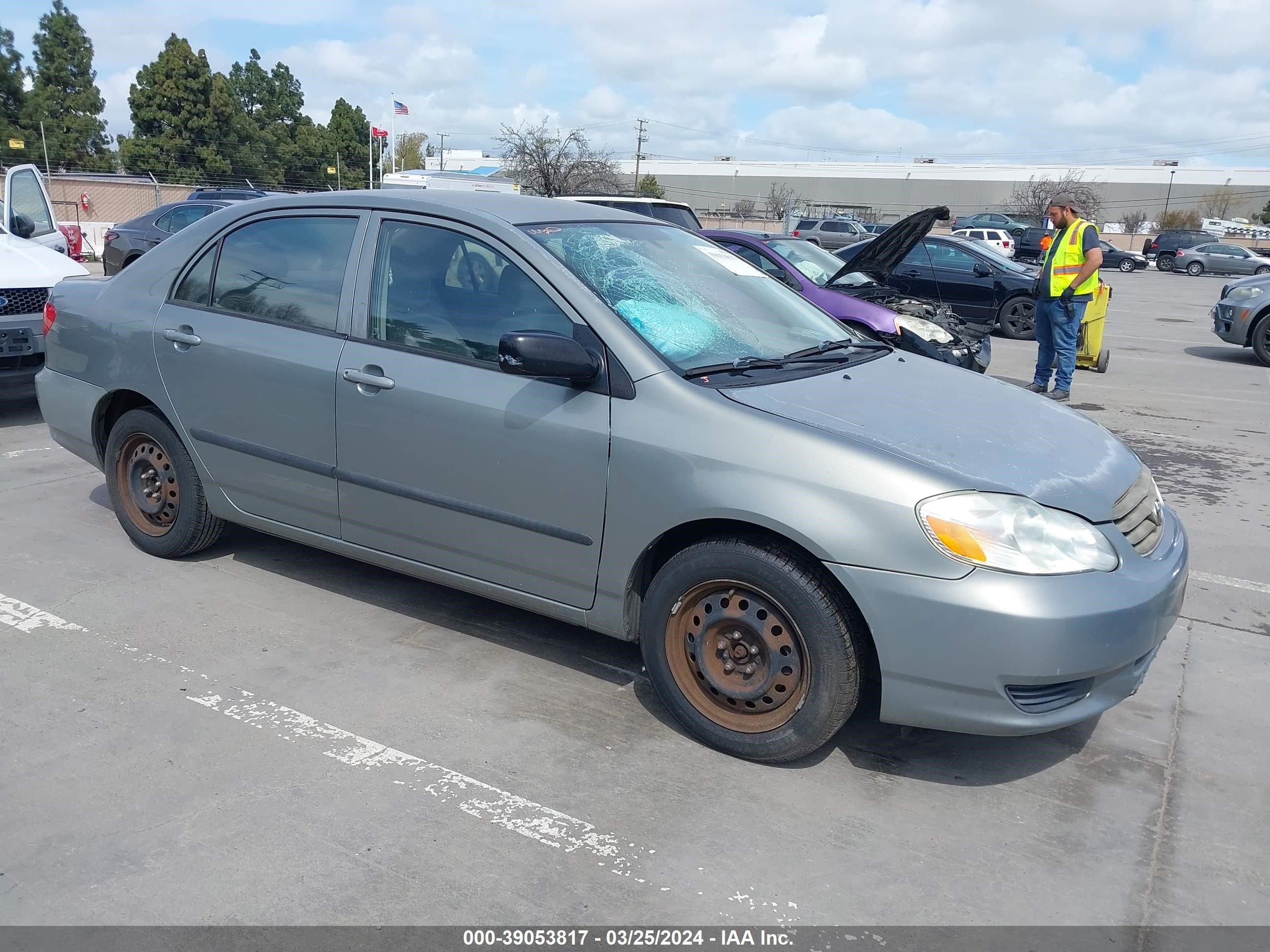 TOYOTA COROLLA 2003 1nxbr32e43z141154