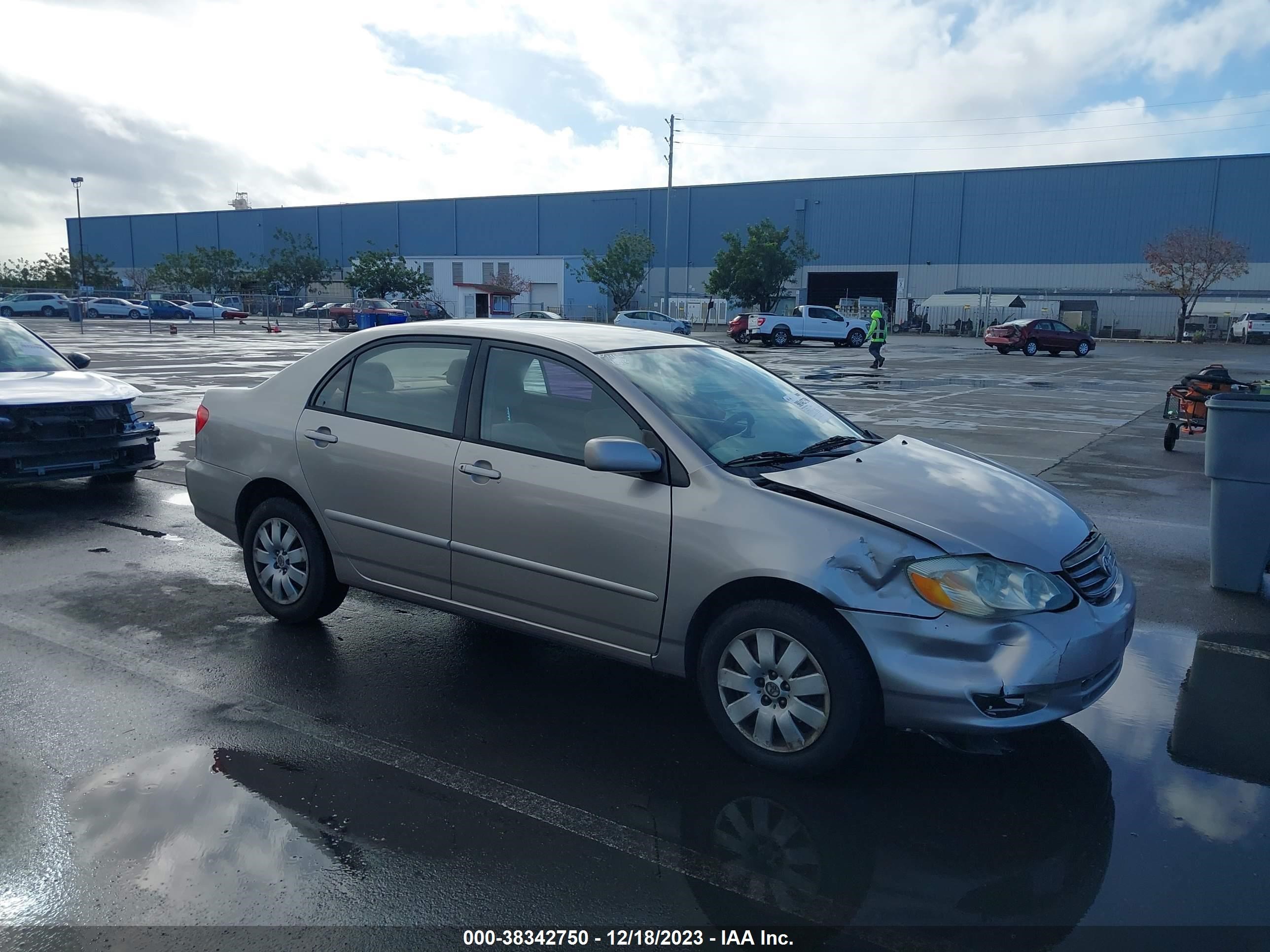 TOYOTA COROLLA 2003 1nxbr32e43z171321