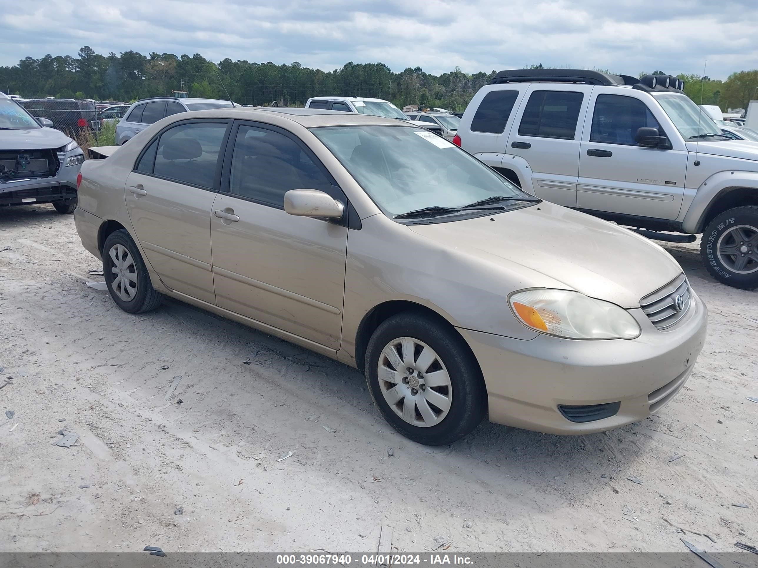 TOYOTA COROLLA 2004 1nxbr32e44z233785