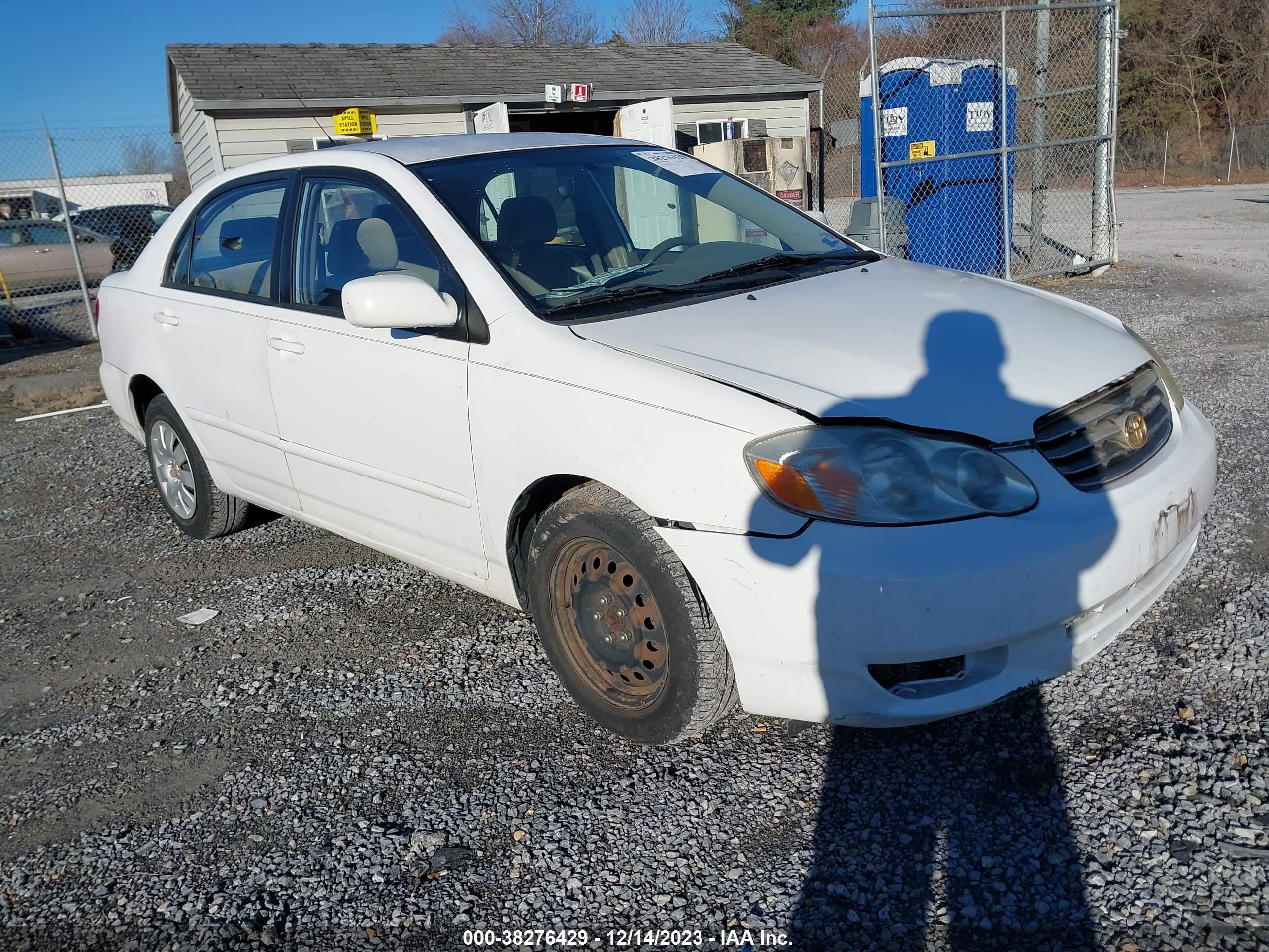 TOYOTA COROLLA 2004 1nxbr32e44z270464