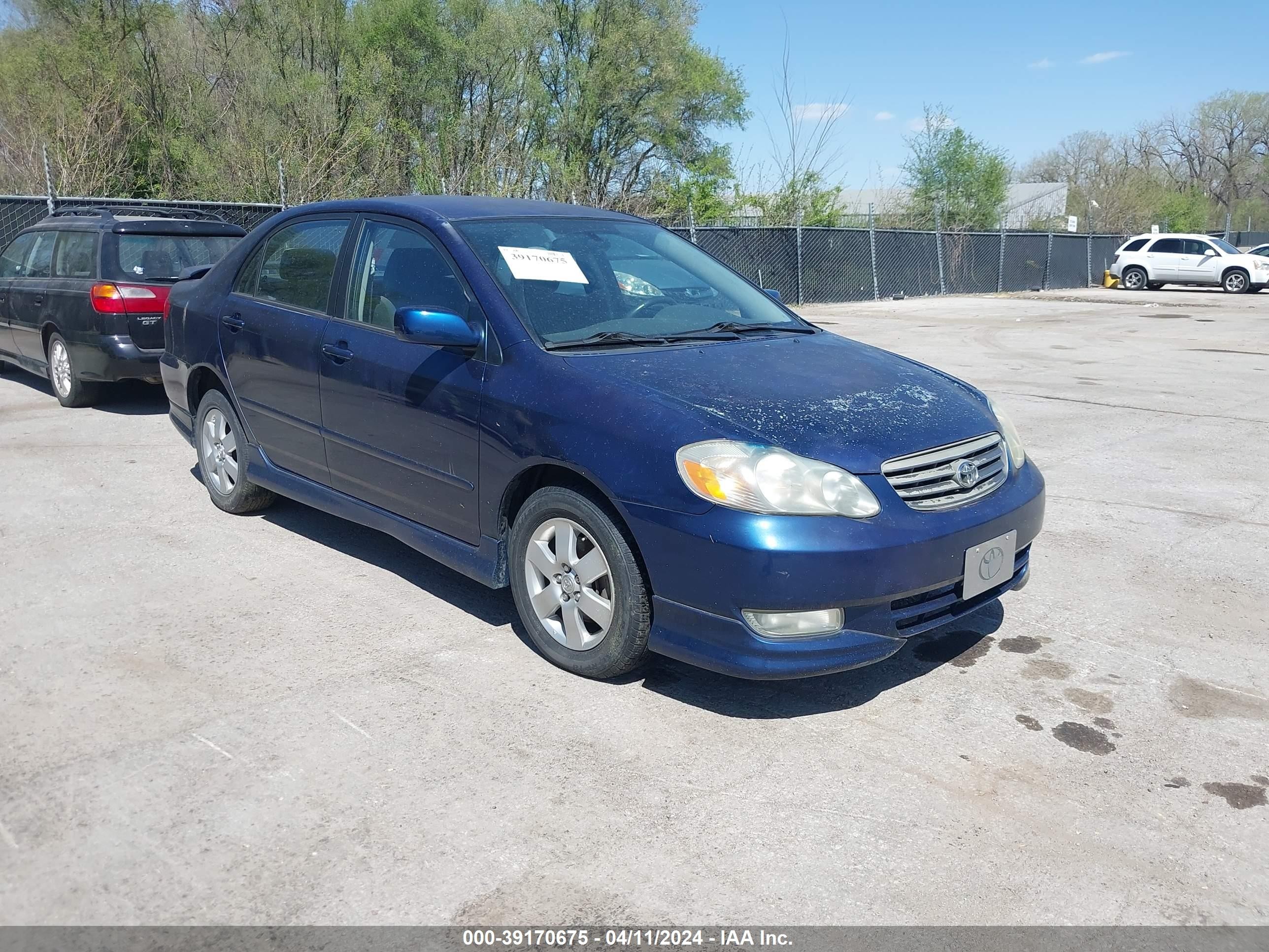 TOYOTA COROLLA 2004 1nxbr32e44z291136