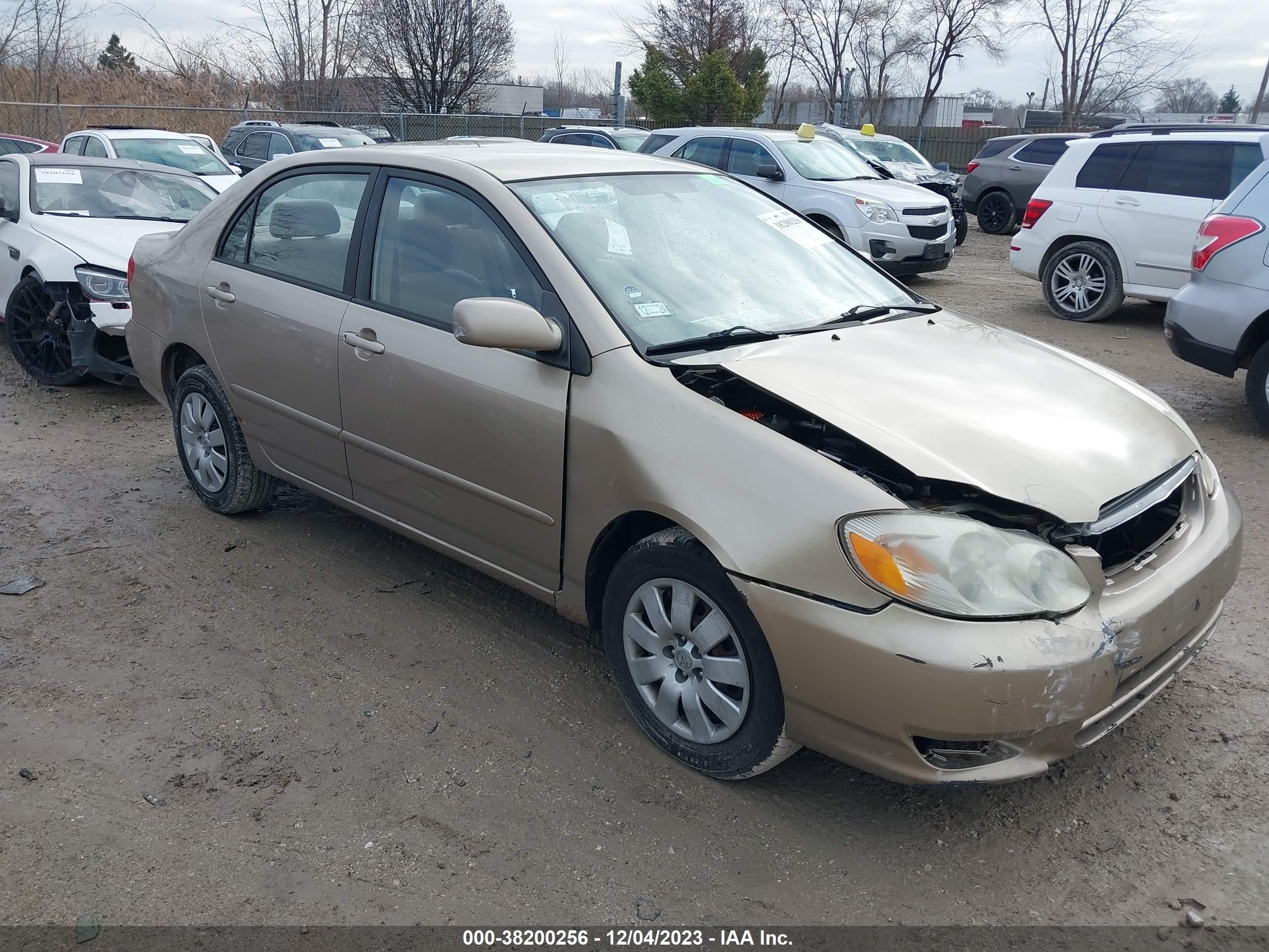 TOYOTA COROLLA 2004 1nxbr32e44z329156