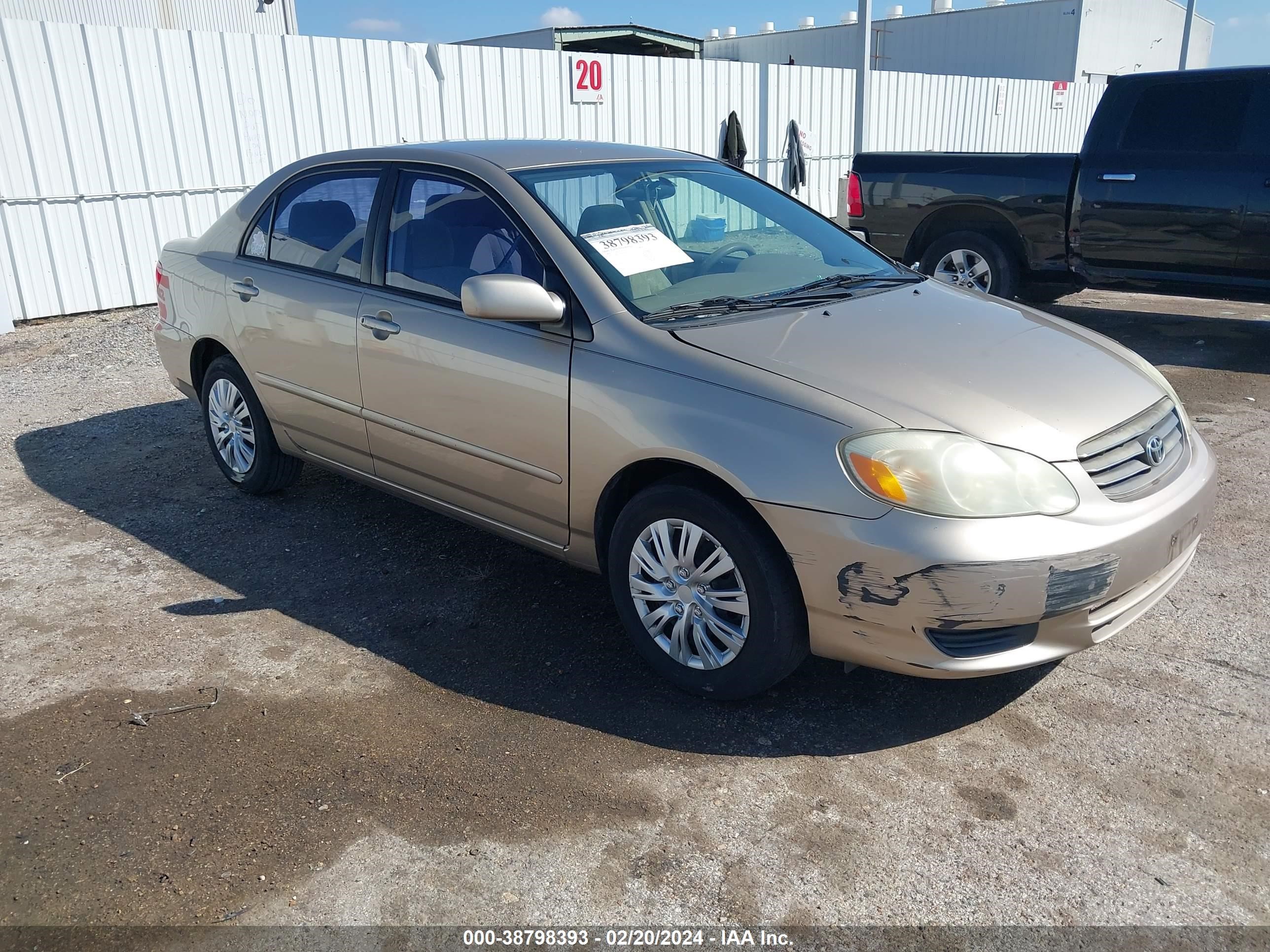 TOYOTA COROLLA 2004 1nxbr32e54z195841