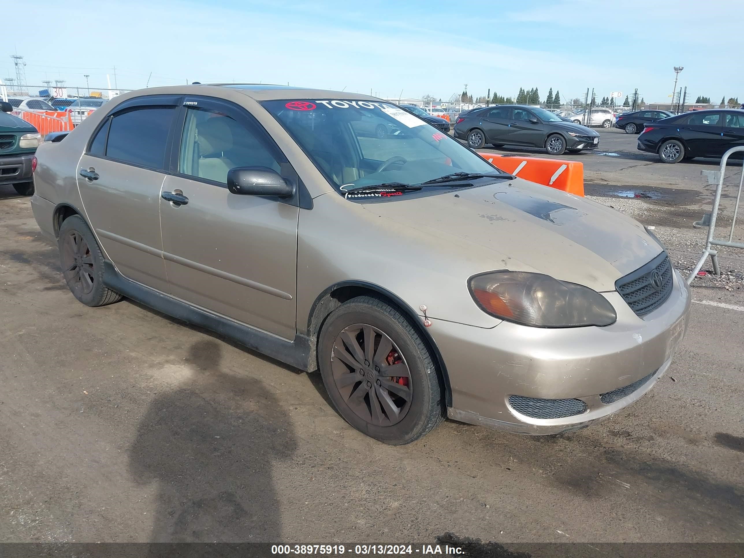 TOYOTA COROLLA 2006 1nxbr32e56z636564