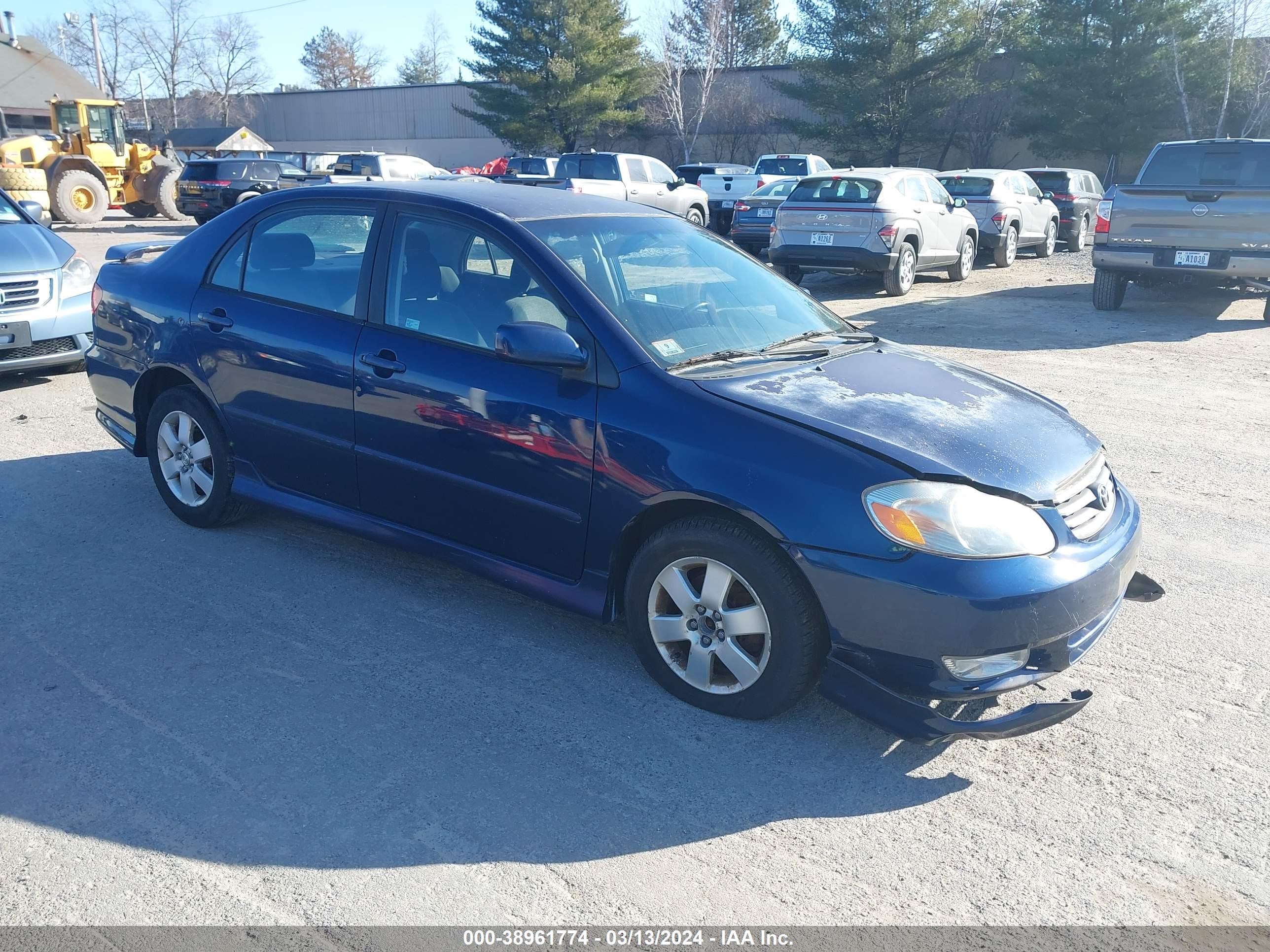 TOYOTA COROLLA 2003 1nxbr32e63z016902