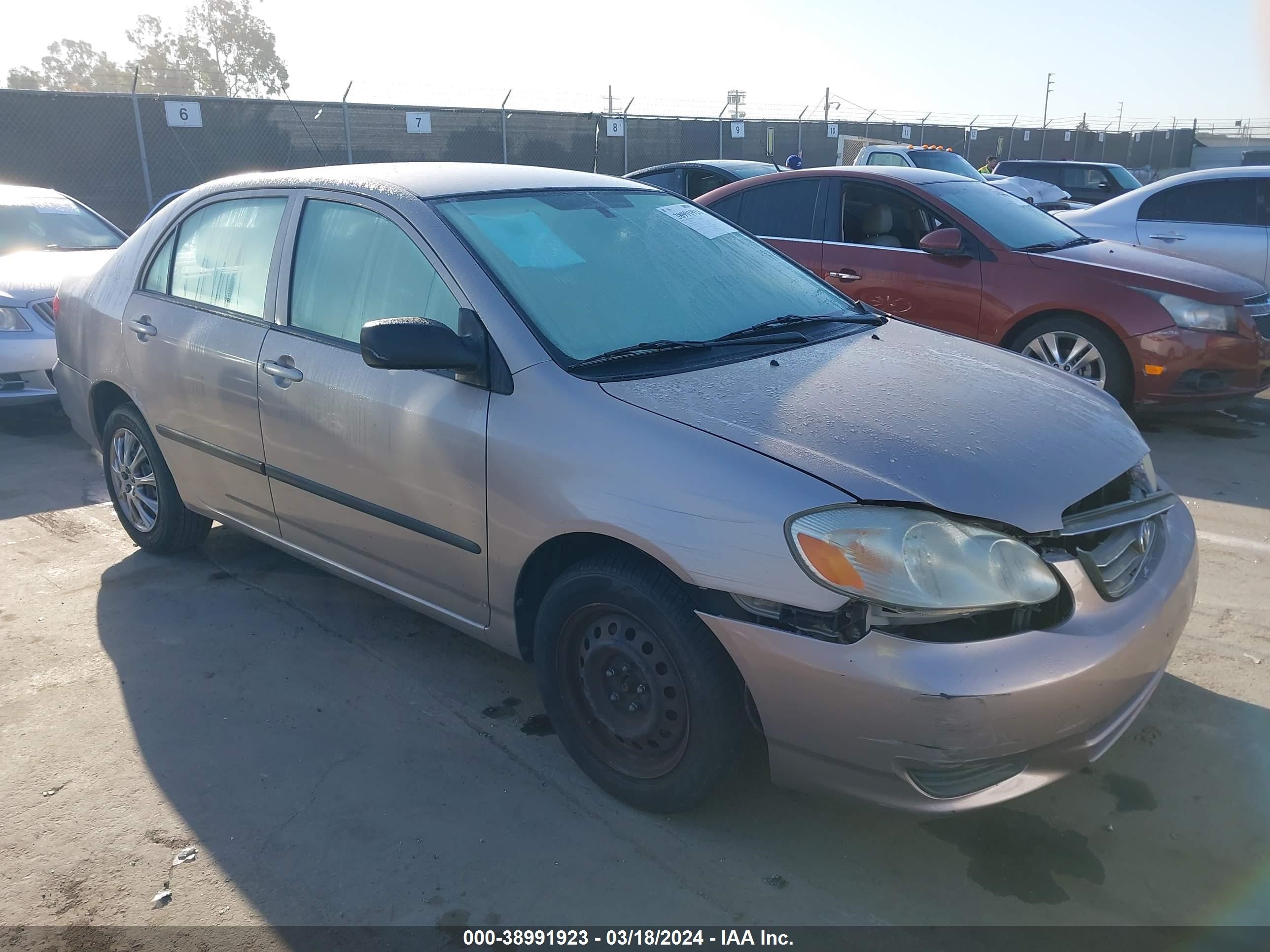 TOYOTA COROLLA 2003 1nxbr32e63z018858